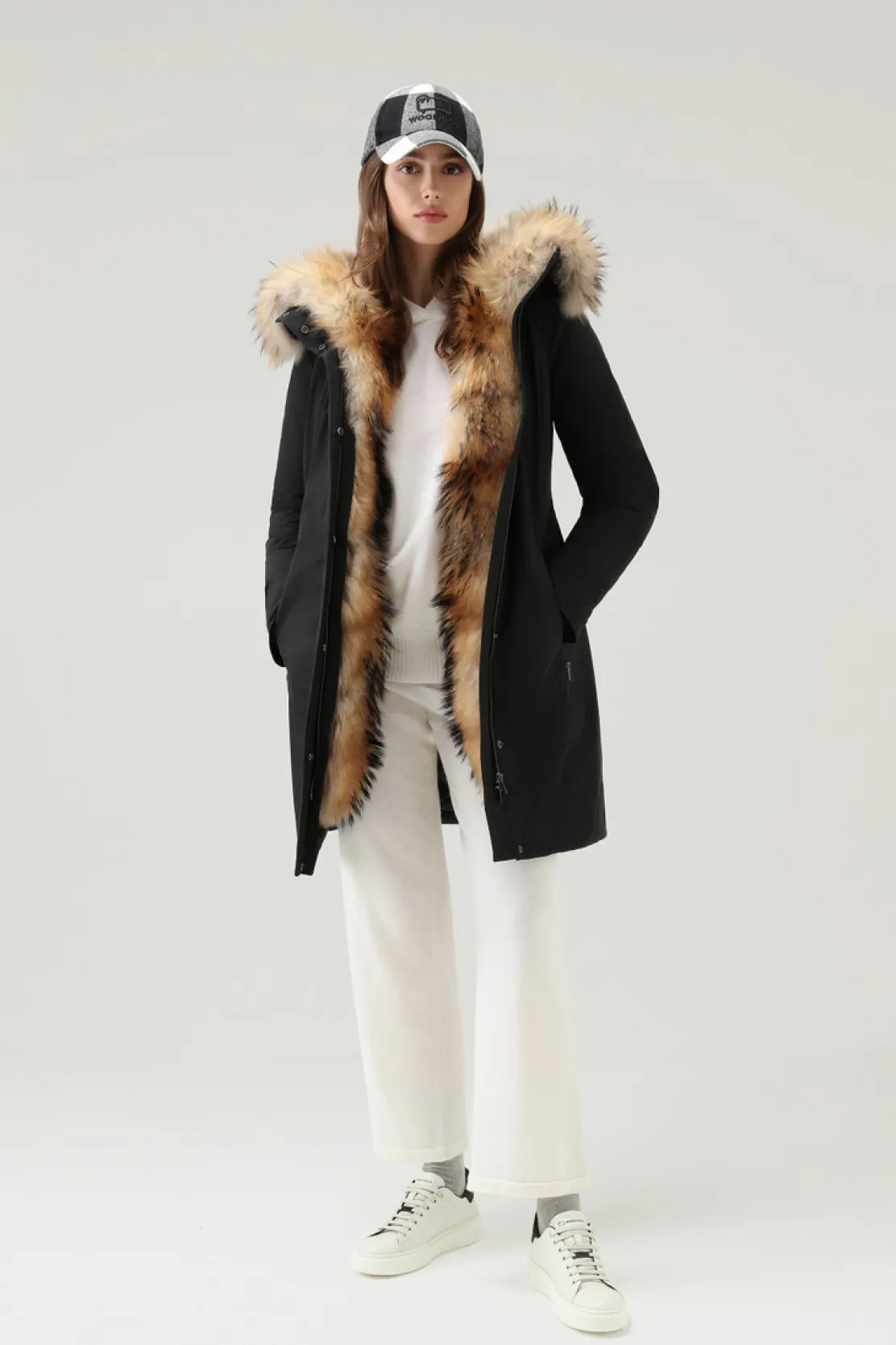 Cappotti|Parka>Woolrich Cappotto Boulder In Urban Touch Black