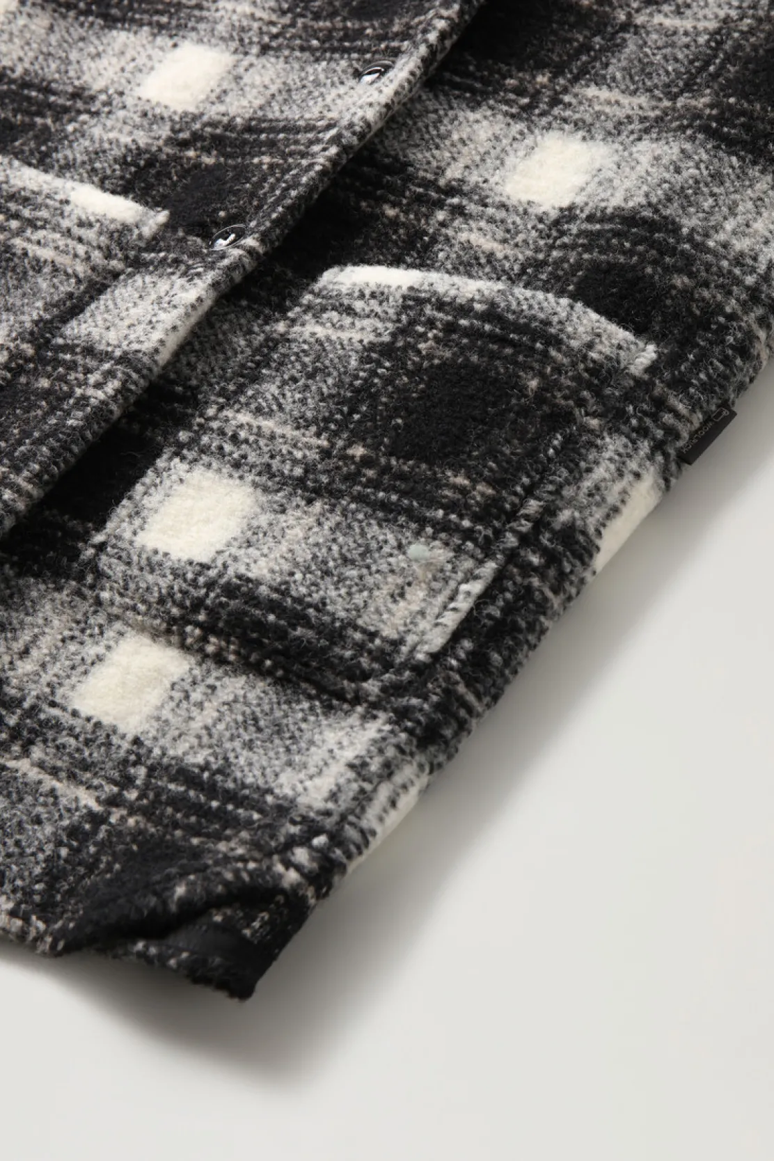 Cappotti>Woolrich Cappotto Gentry In Misto Lana Con Motivo A Quadri Black Check