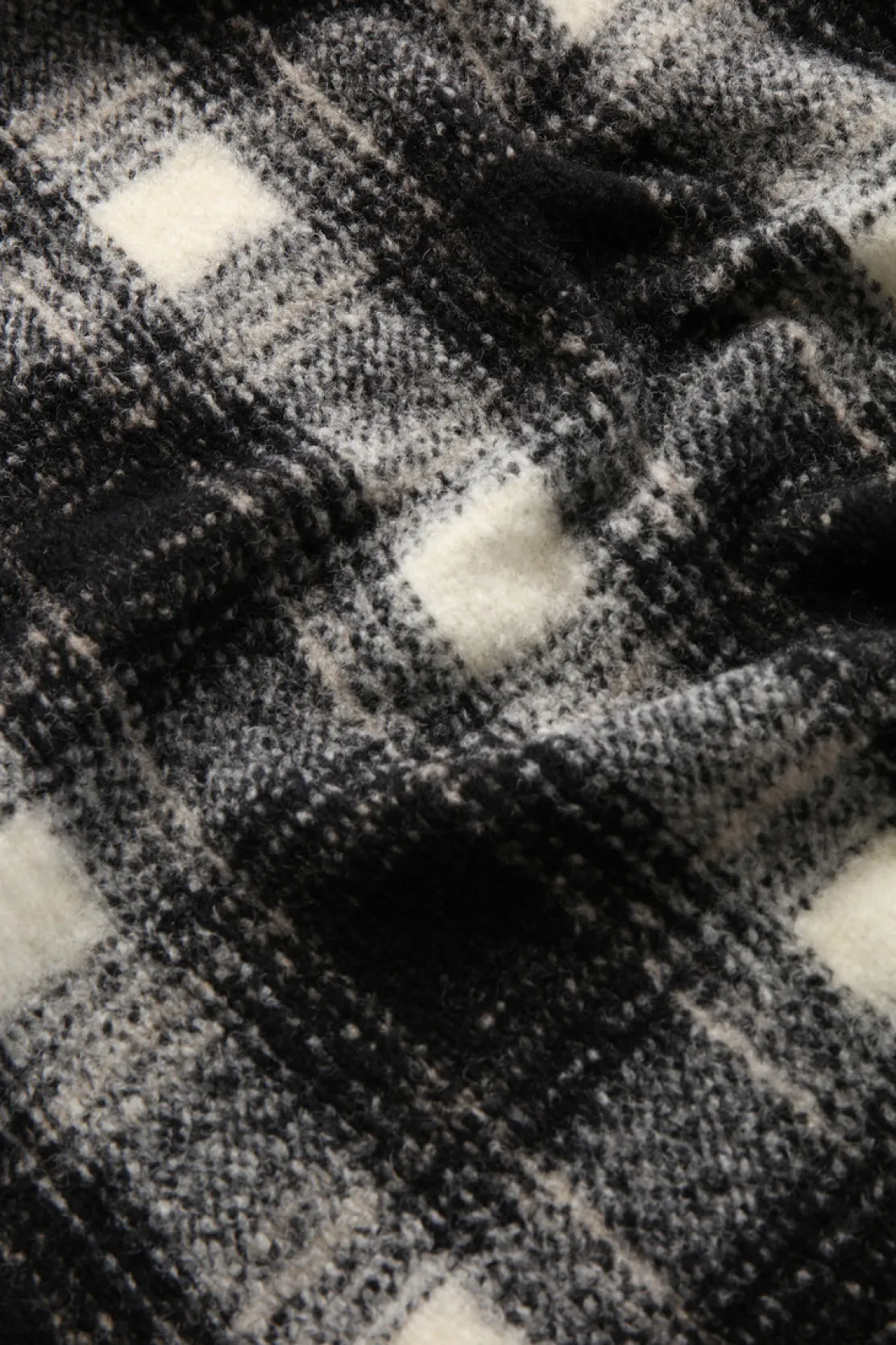 Cappotti>Woolrich Cappotto Gentry In Misto Lana Con Motivo A Quadri Black Check
