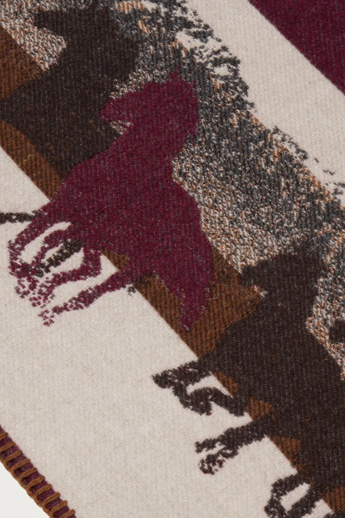 One Of These Days / Woolrich|Coperte>Woolrich Coperta In Misto Lana Con Lavorazione In Jacquard - One Of These Days / Stripe Sand