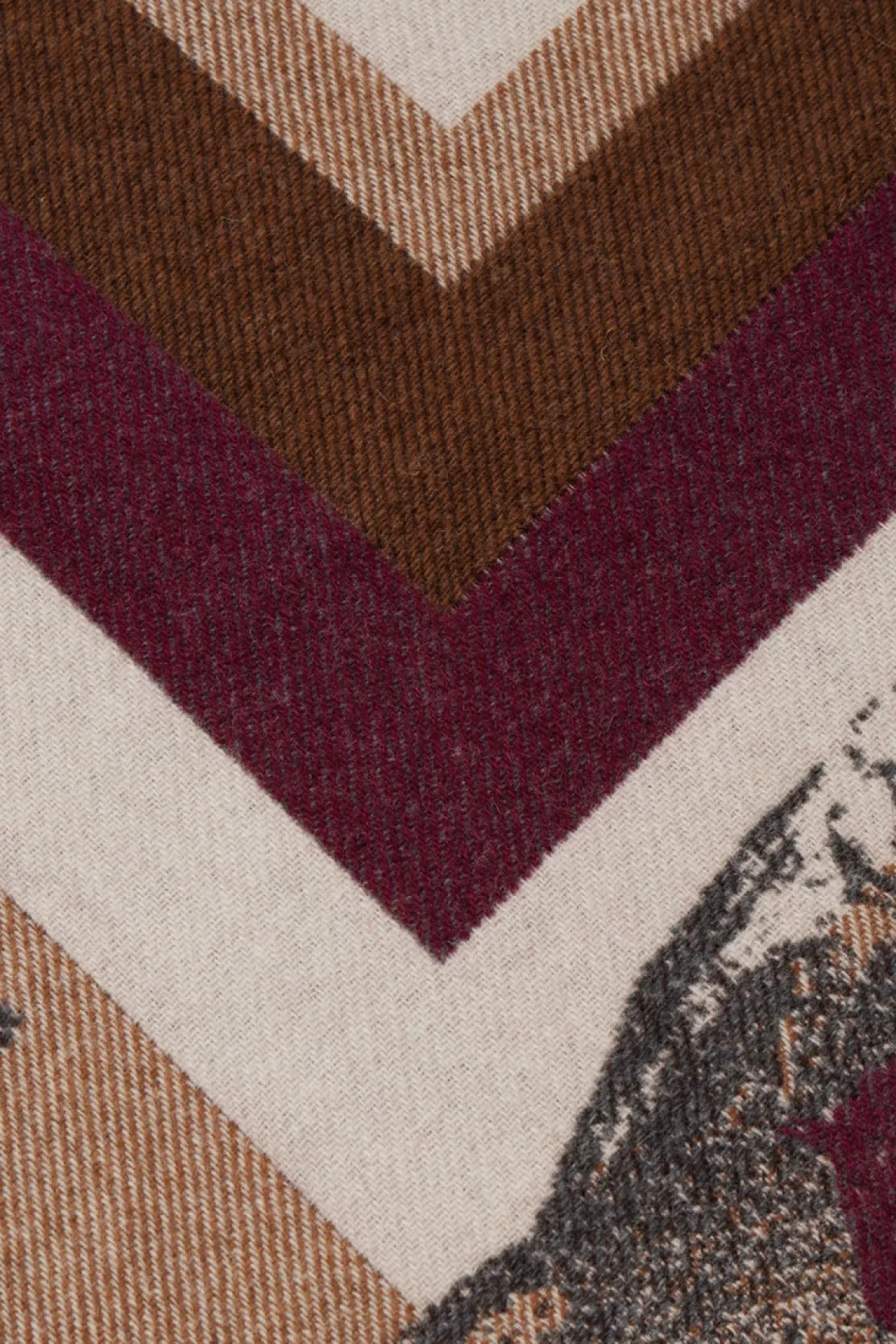 One Of These Days / Woolrich|Coperte>Woolrich Coperta In Misto Lana Con Lavorazione In Jacquard - One Of These Days / Stripe Sand
