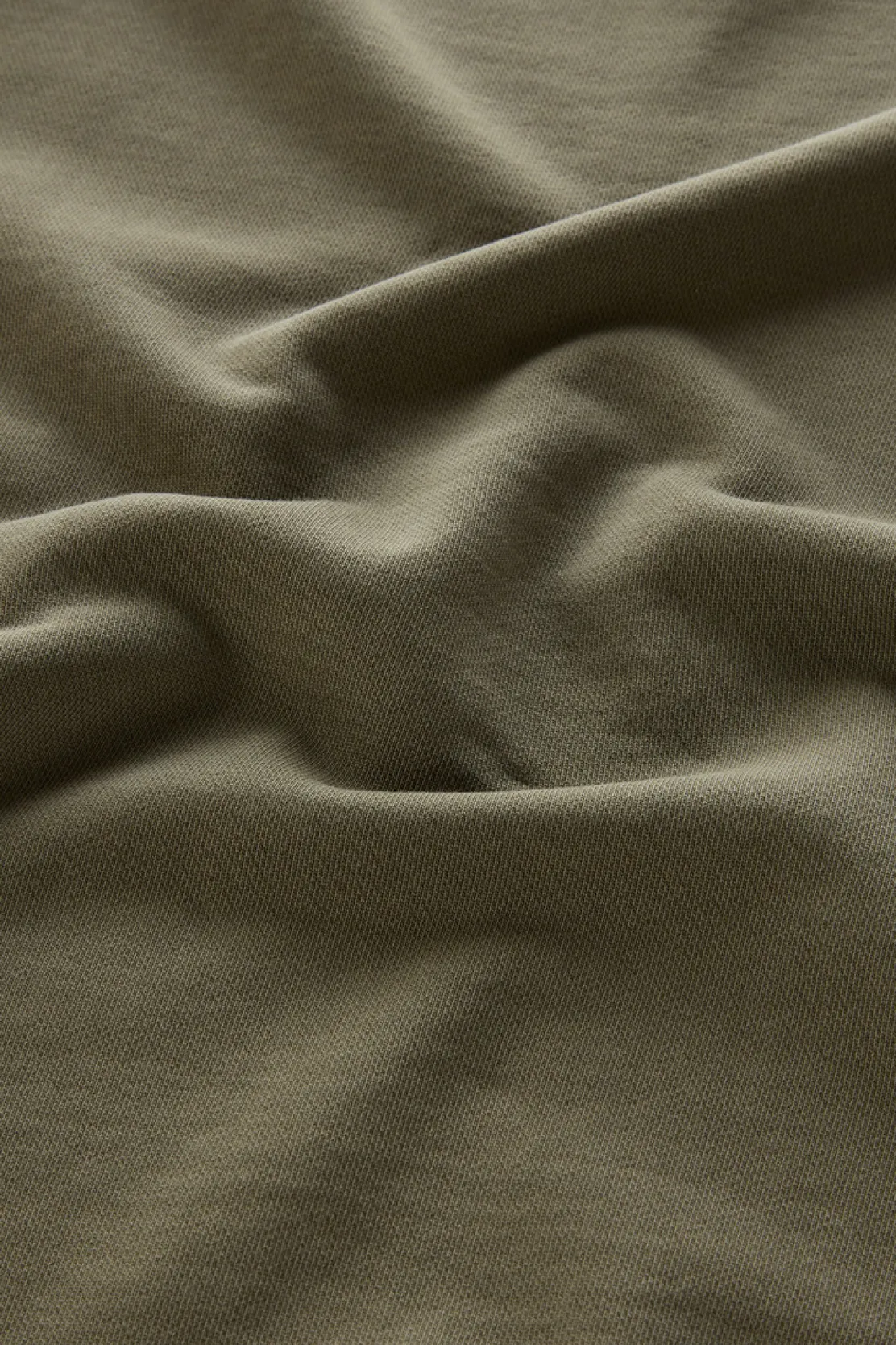 Felpe>Woolrich Felpa Girocollo 1830 Tinta In Capo In Puro Cotone Lake Olive