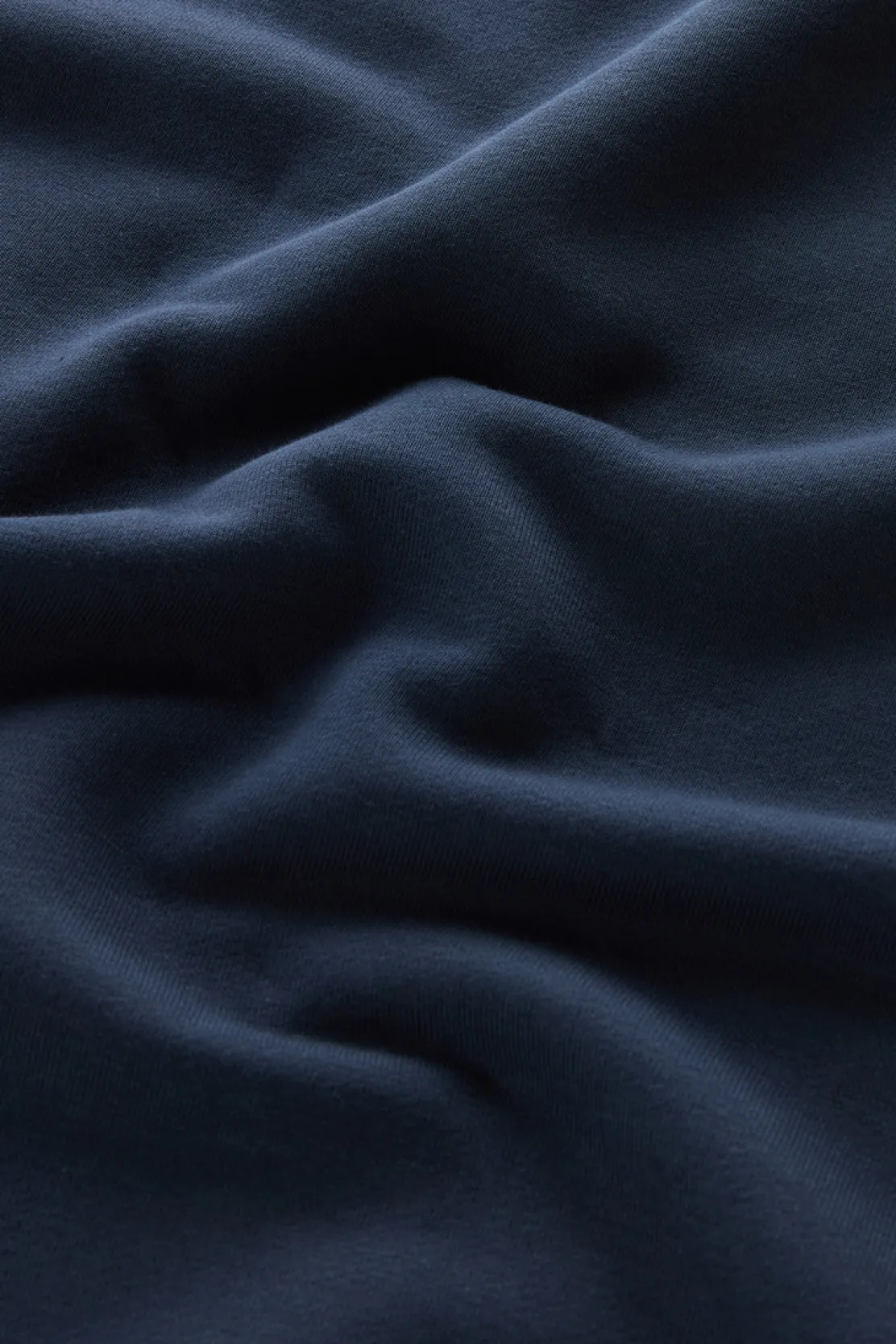 Felpe>Woolrich Felpa Girocollo Con Logo Ricamato Melton Blue
