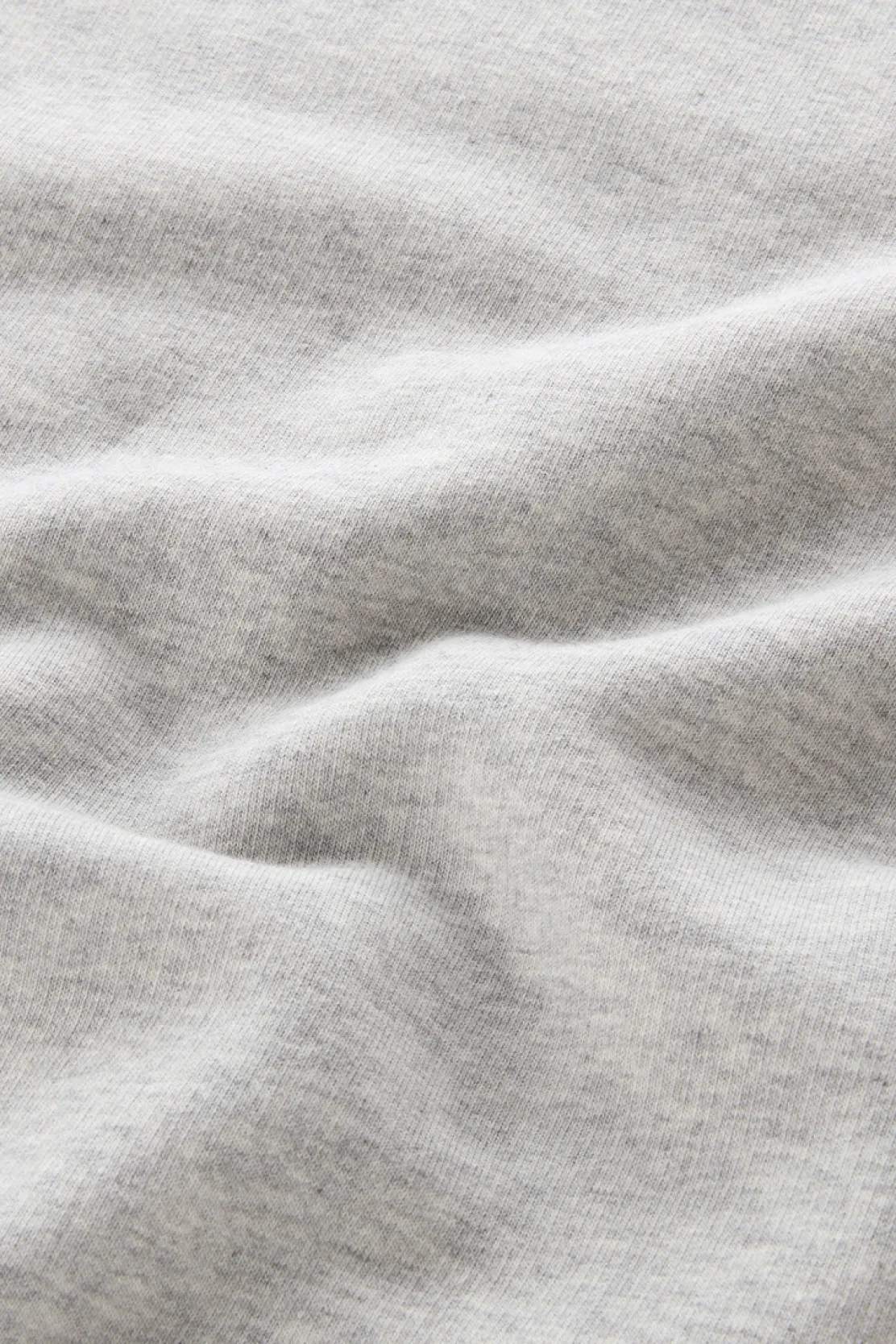 Felpe>Woolrich Felpa Girocollo In Misto Cotone Con Logo Ricamato Light Grey Melange