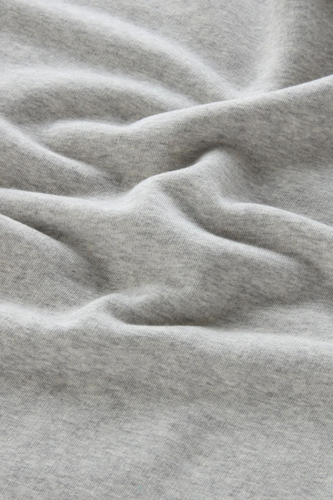Felpe>Woolrich Felpa In Misto Cotone Con Cappuccio E Logo Ricamato Light Grey Melange
