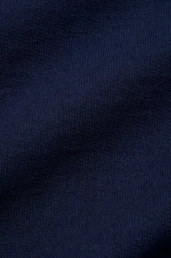 Outdoor Label Designed in Japan|Felpe>Woolrich Felpa In Puro Cotone Con Mezza Zip Navy