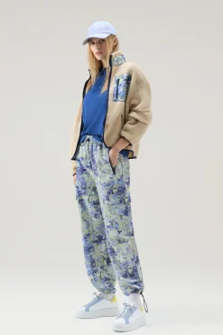 Felpe>Woolrich Felpa In Sherpa A Collo Alto Con Dettagli In CORDURA Light Oak