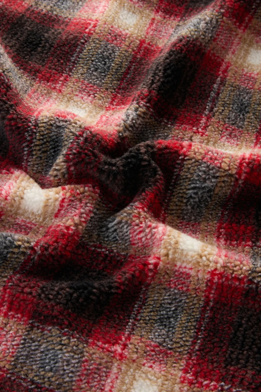 Felpe>Woolrich Felpa In Sherpa Di Misto Lana Hombre Red