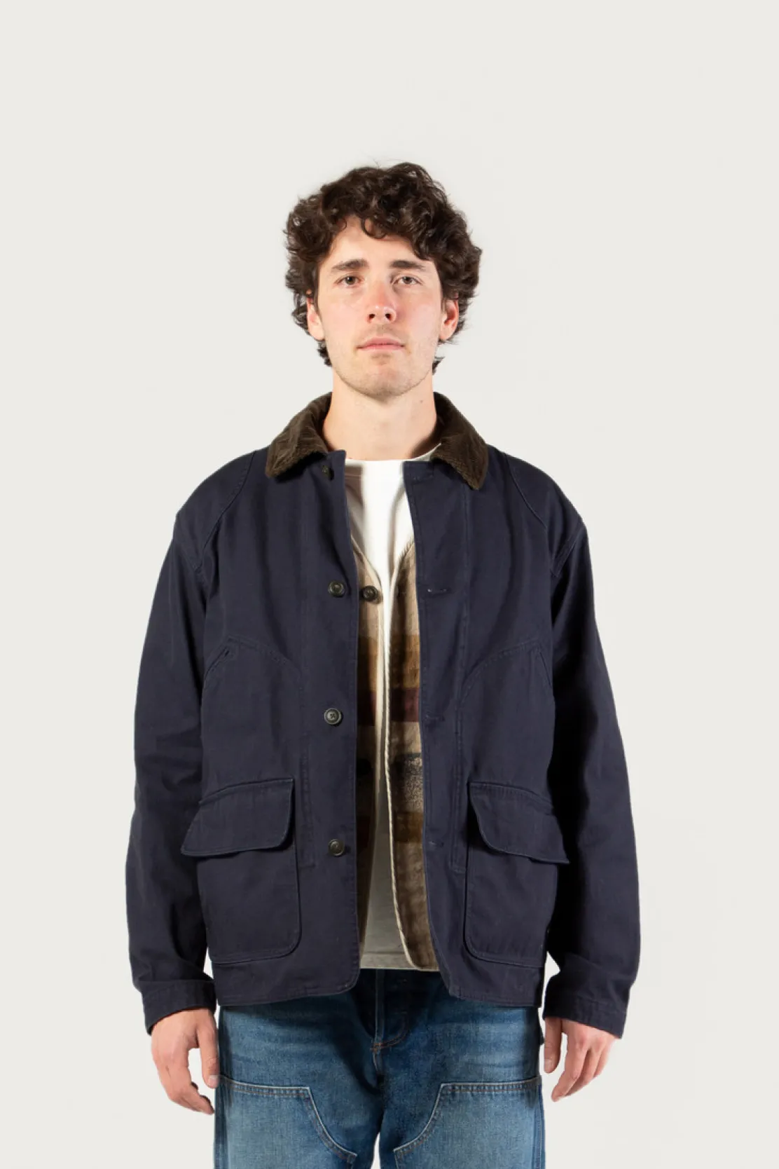 Giacche|One Of These Days / Woolrich>Woolrich Giacca 3 In 1 In Puro Cotone - One Of These Days / Navy