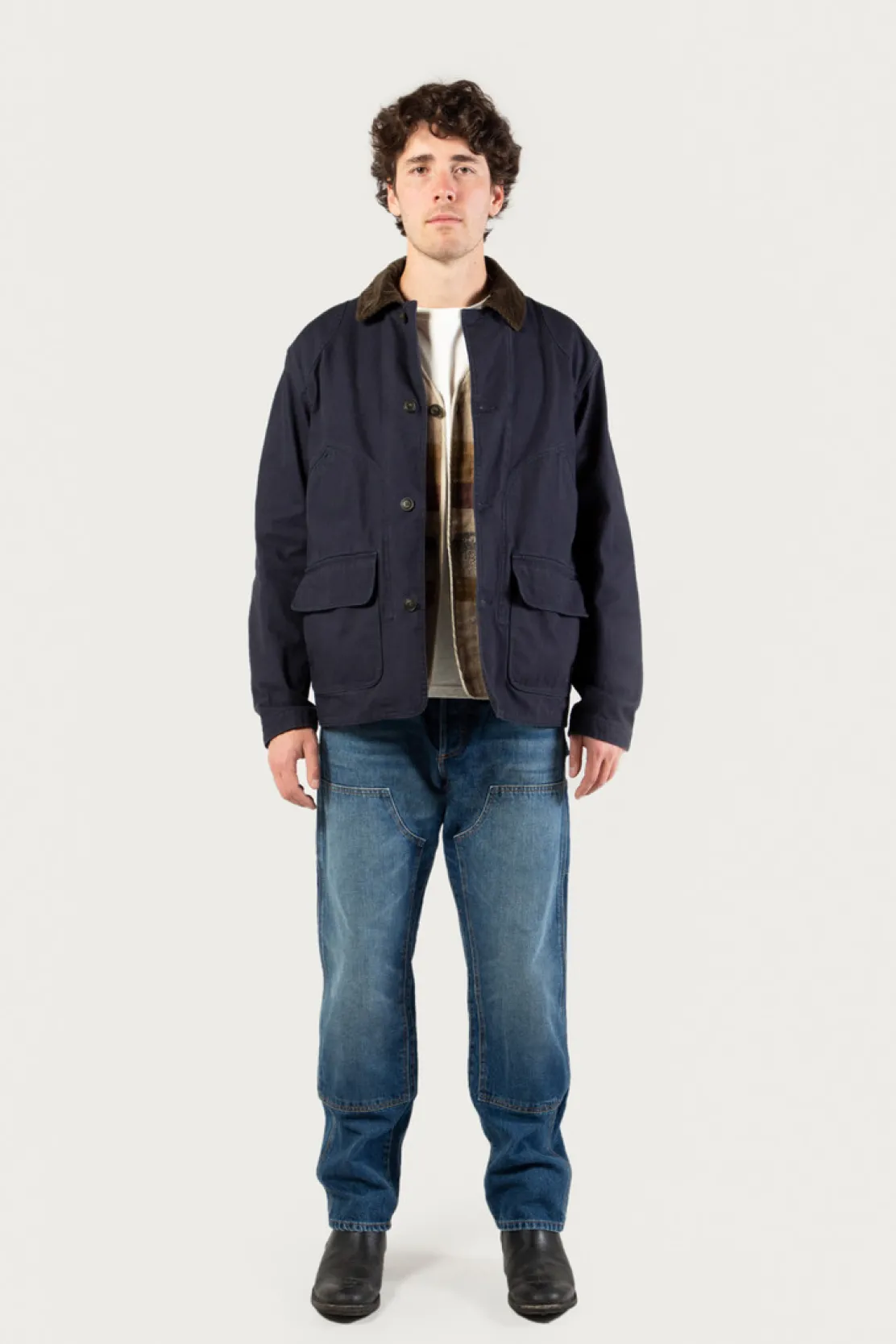 Giacche|One Of These Days / Woolrich>Woolrich Giacca 3 In 1 In Puro Cotone - One Of These Days / Navy