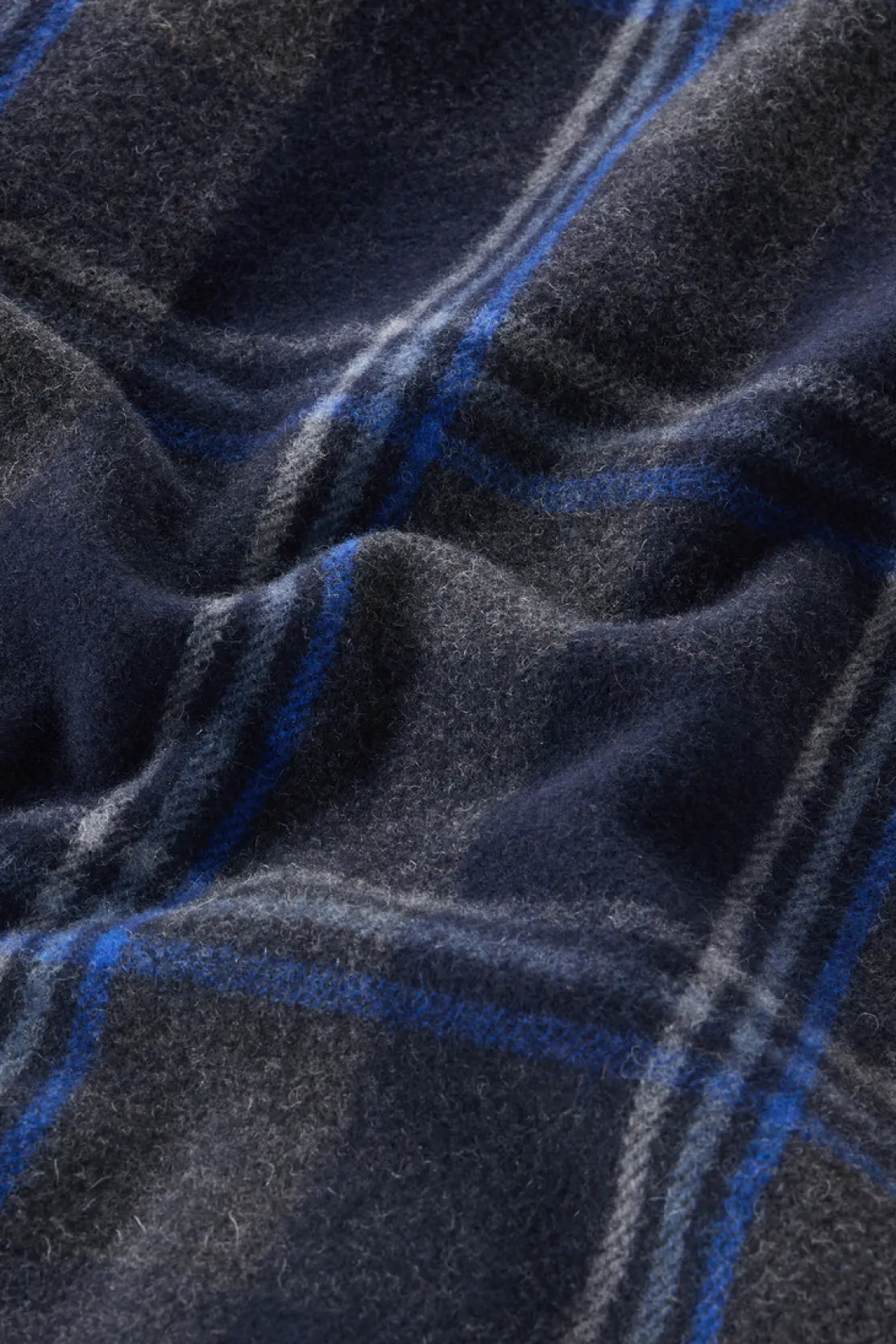 Giacche a camicia>Woolrich Giacca A Camicia Alaskan A Quadri In Misto Lana Italiana Riciclata Grey Check