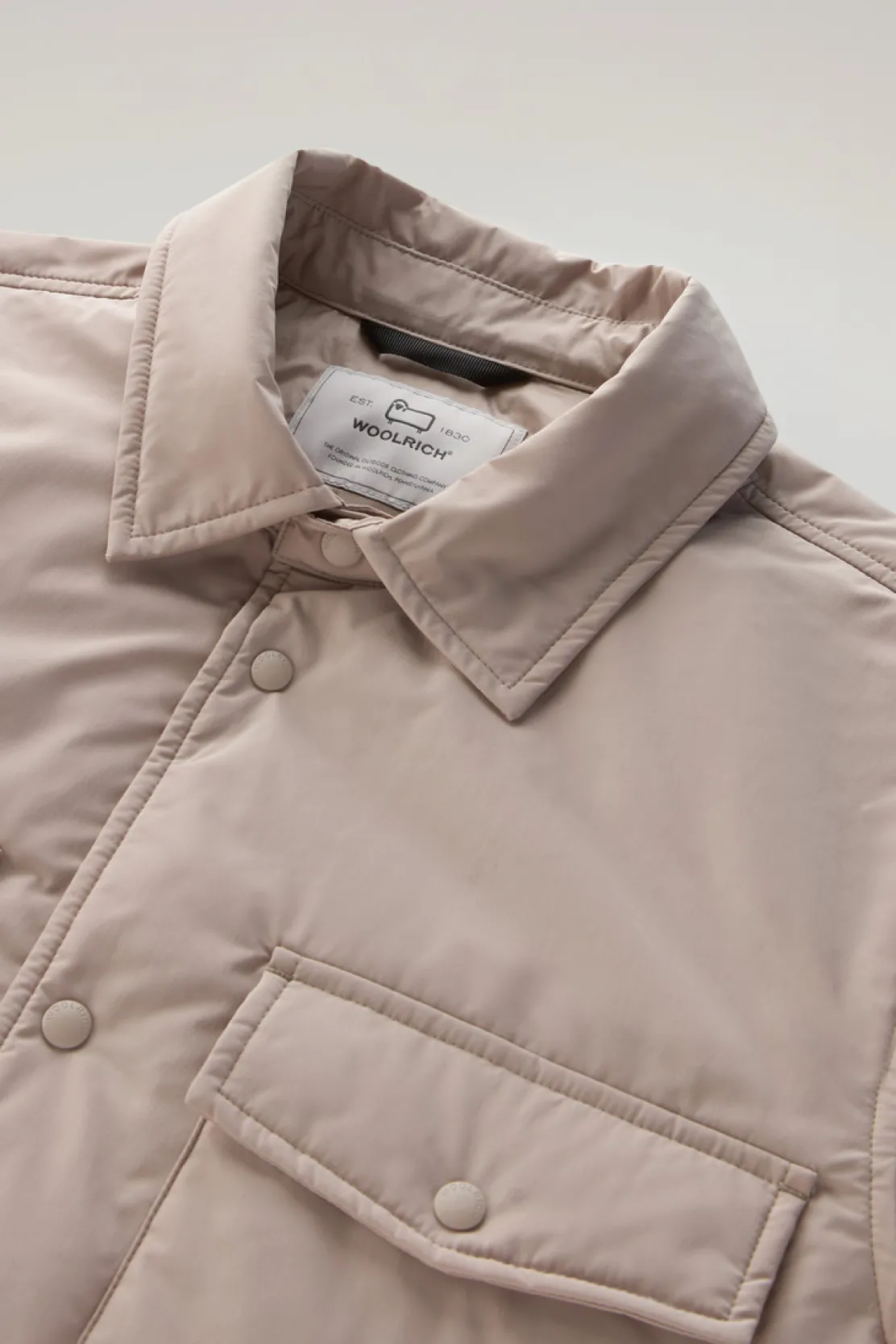 Giacche a camicia>Woolrich Giacca A Camicia Imbottita Alaskan In Urban Touch Rope