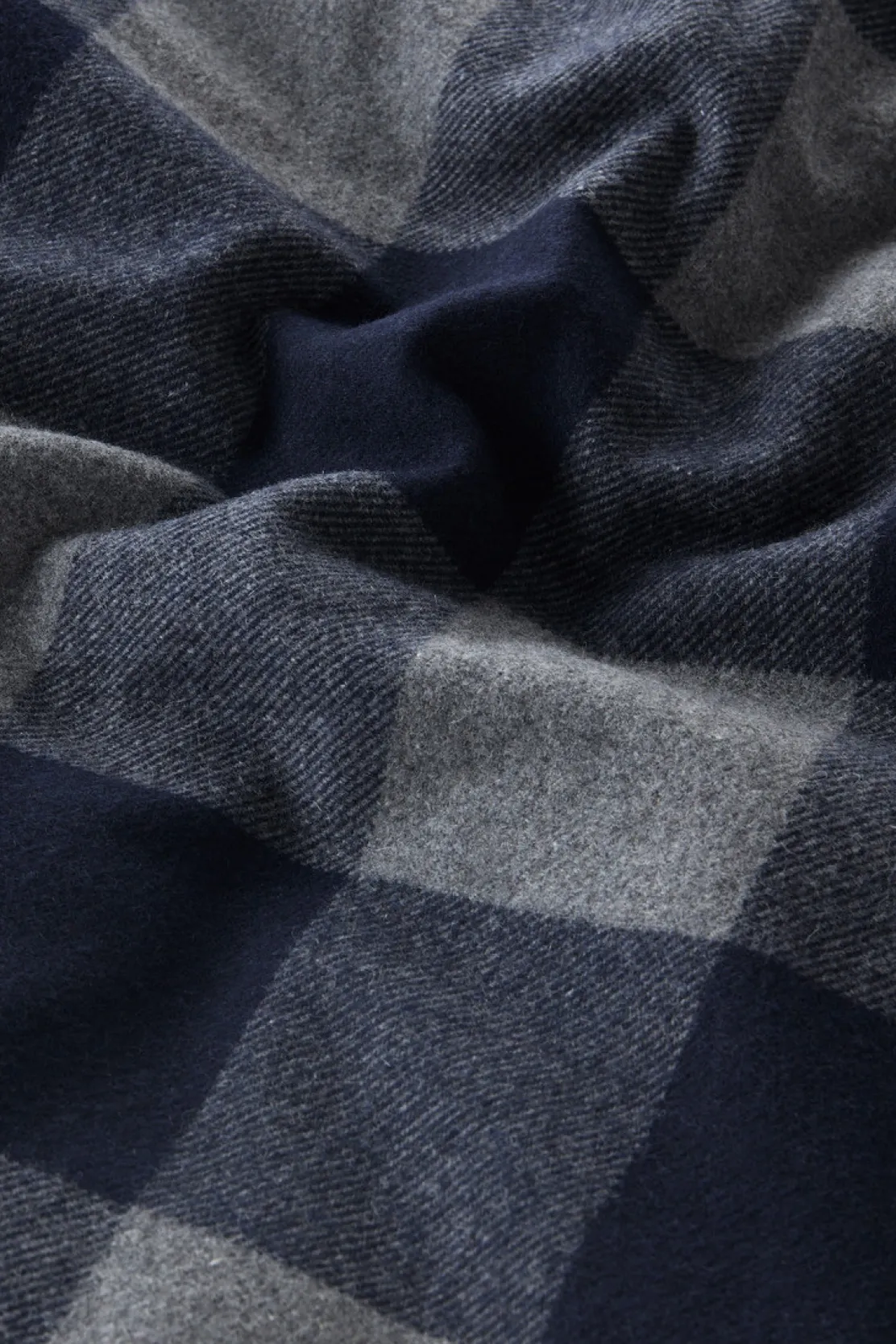 Giacche a camicia|Giacche>Woolrich Giacca A Camicia Imbottita Alaskan A Quadri In Misto Lana Italiana Riciclata Blue Buffalo