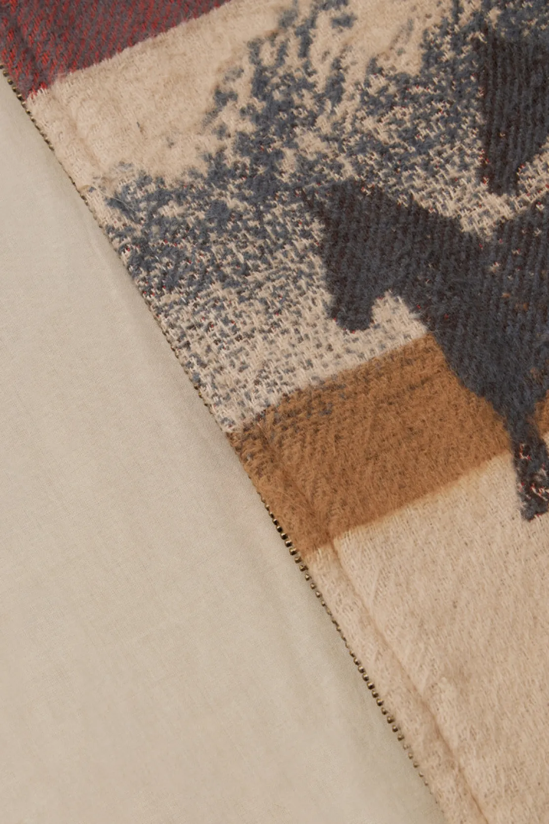 One Of These Days / Woolrich|Giacche a camicia>Woolrich Giacca A Camicia In Puro Cotone Con Lavorazione In Jacquard - One Of These Days / Stripe Sand