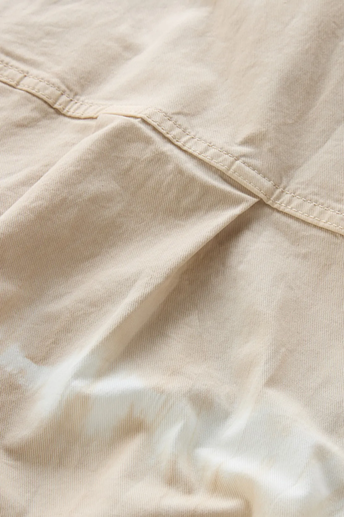 Camicie e giacche a camicia>Woolrich Giacca A Camicia Tinta In Capo In Twill Di Cotone Elasticizzato Light Oak