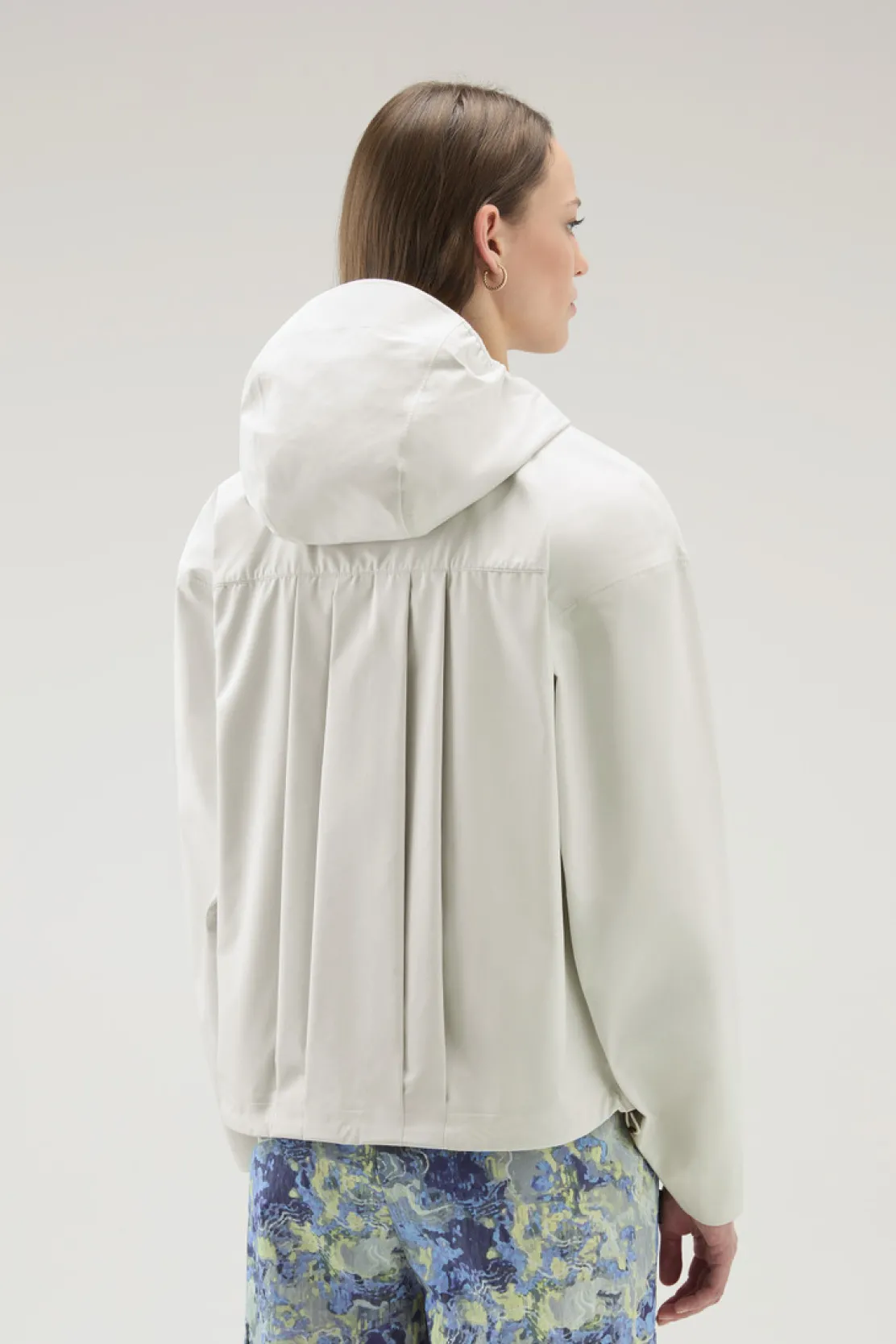 Giacche>Woolrich Giacca In WINDSTOPPER GORE‑TEX Stone