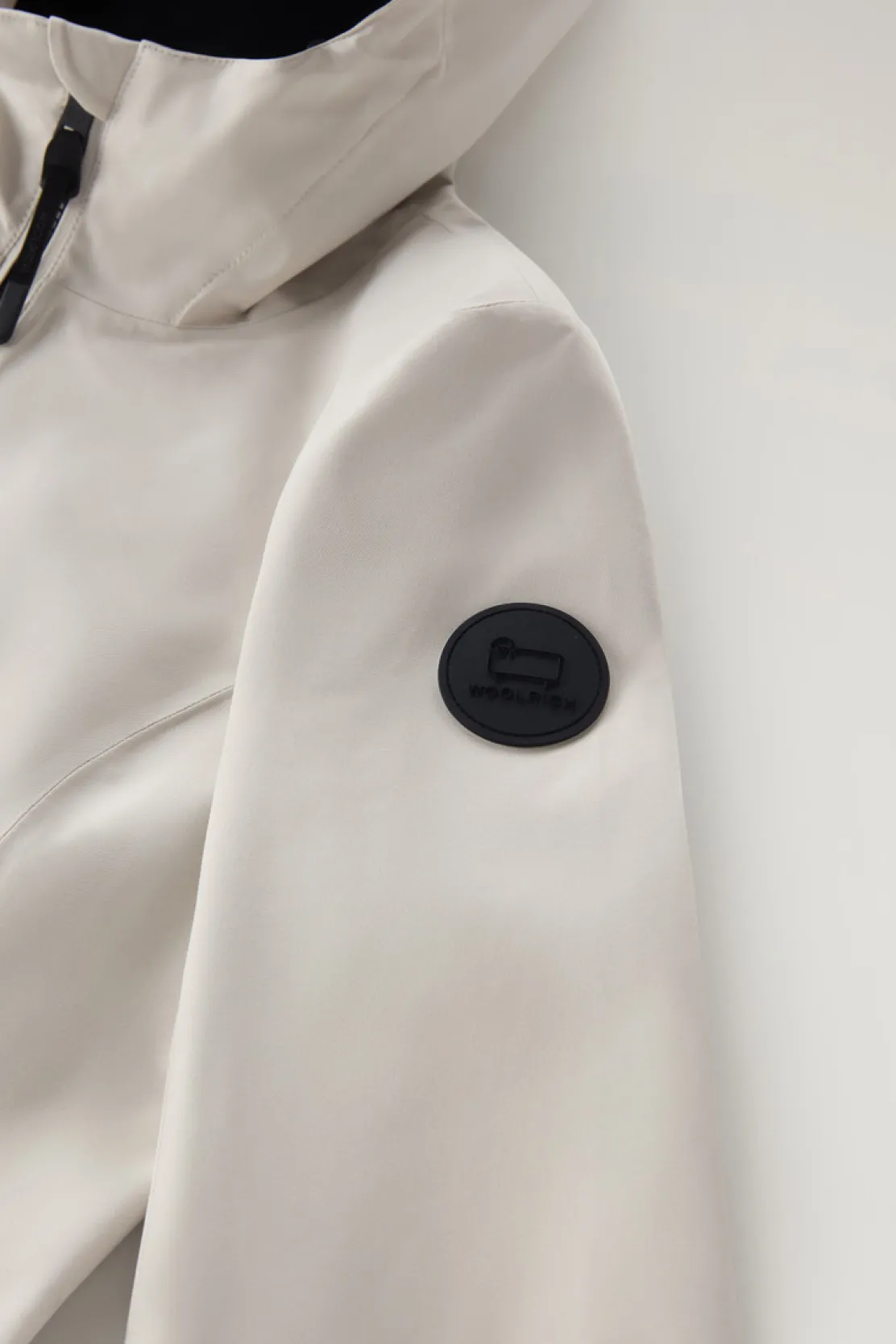 Impermeabili|Giacche>Woolrich Giacca Leavitt Impermeabile Con Cappuccio Light Oak