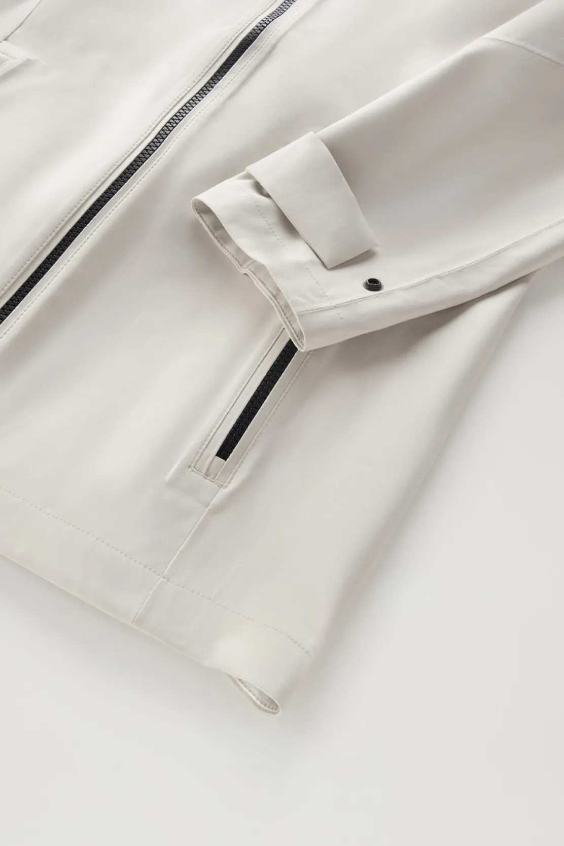 Impermeabili|Giacche>Woolrich Giacca Leavitt Impermeabile Con Cappuccio Light Oak