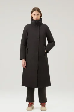 Cappotti|Impermeabili>Woolrich Giacca Lunga High Tech Impermeabile In GORE-TEX Riciclato Black