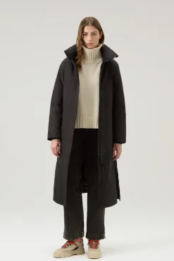 Cappotti|Impermeabili>Woolrich Giacca Lunga High Tech Impermeabile In GORE-TEX Riciclato Black