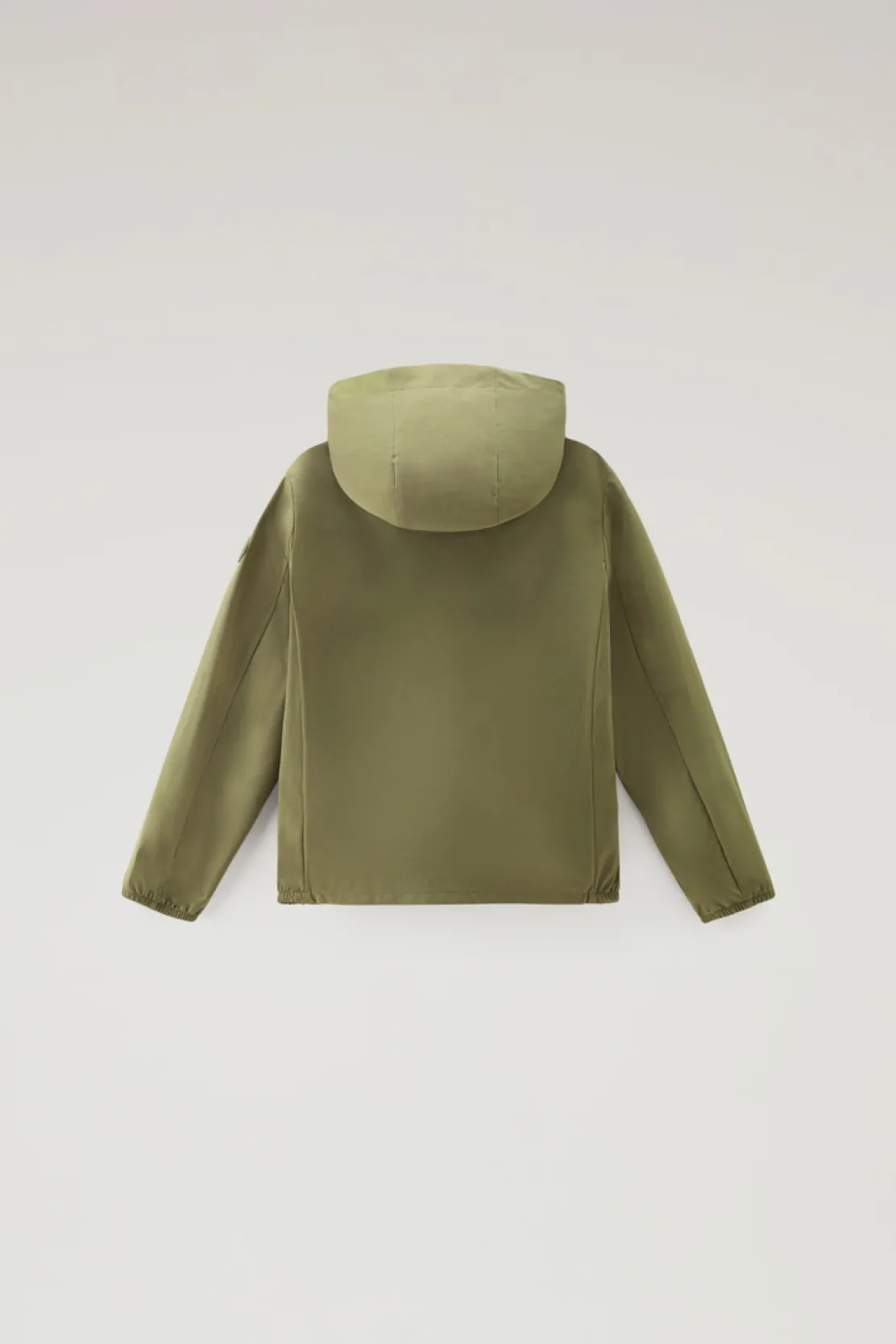 Giacche>Woolrich Giacca Pacific Da Bambino Con Cappuccio Lake Olive
