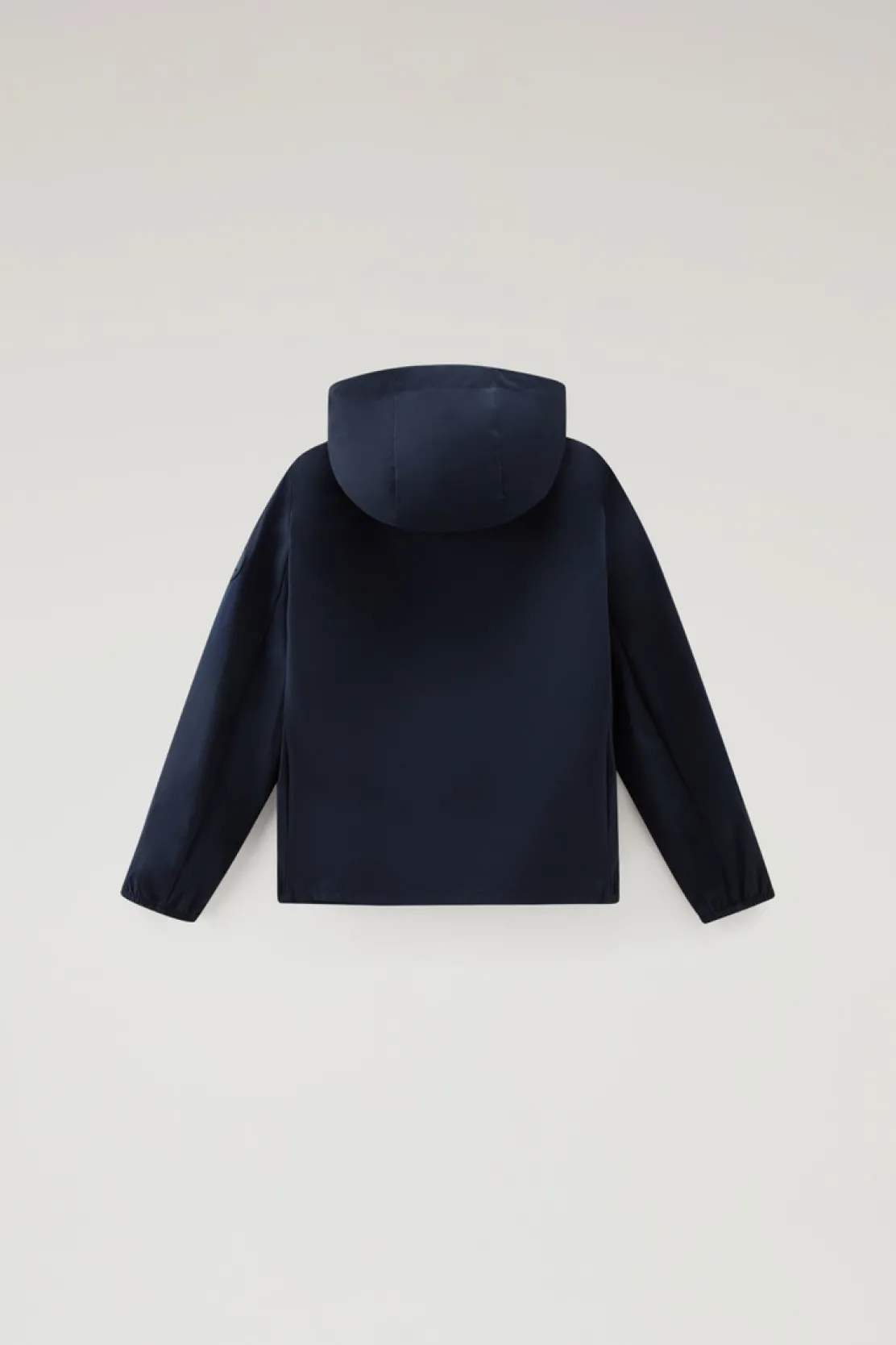Giacche>Woolrich Giacca Pacific Da Bambino Con Cappuccio Melton Blue