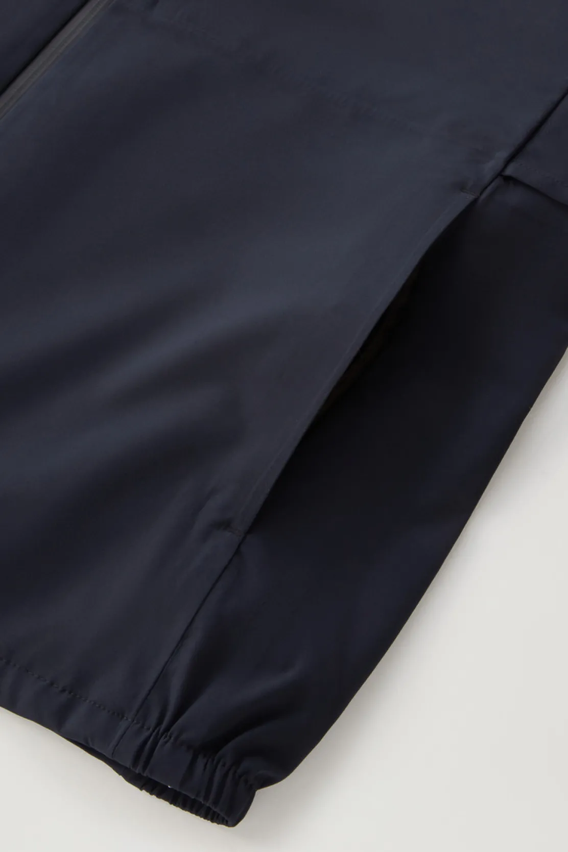 Impermeabili|Giacche>Woolrich Giacca Pacific Impermeabile Con Cappuccio Melton Blue