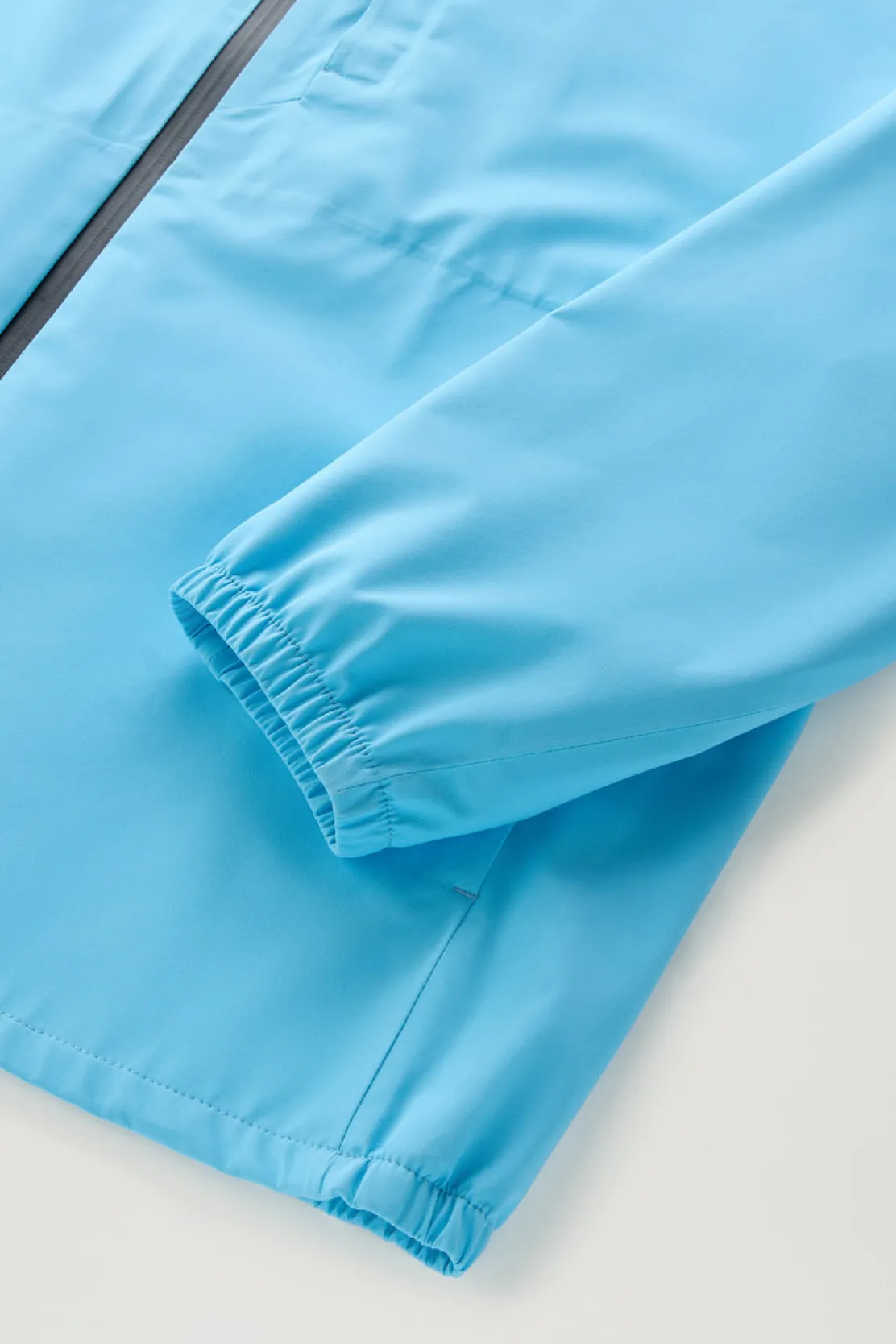Impermeabili|Giacche>Woolrich Giacca Pacific Impermeabile Con Cappuccio Alaskan Blue
