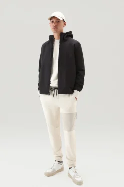 Impermeabili|Giacche>Woolrich Giacca Pacific Impermeabile Con Cappuccio Black