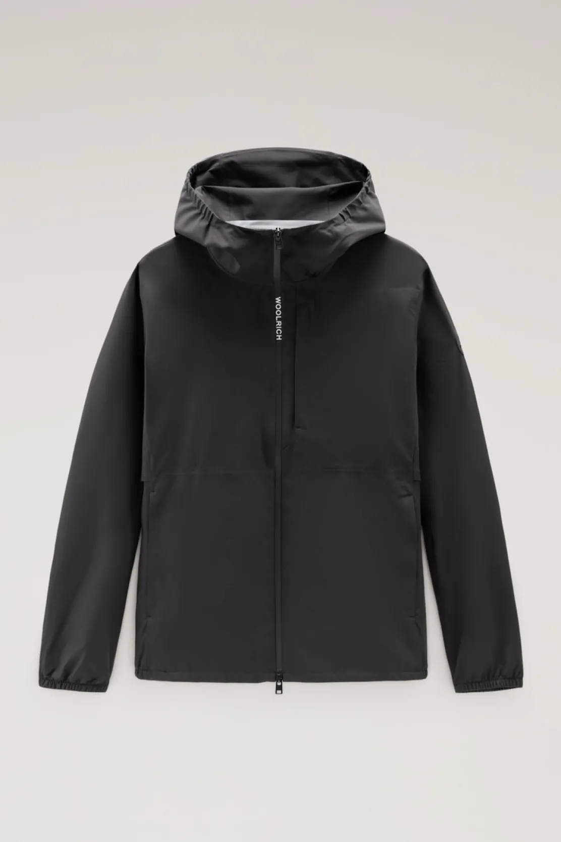 Impermeabili|Giacche>Woolrich Giacca Pacific Impermeabile Con Cappuccio Black