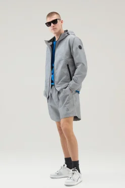 Impermeabili|Giacche>Woolrich Giacca Reflective In Tessuto Ripstop Grey Trail map
