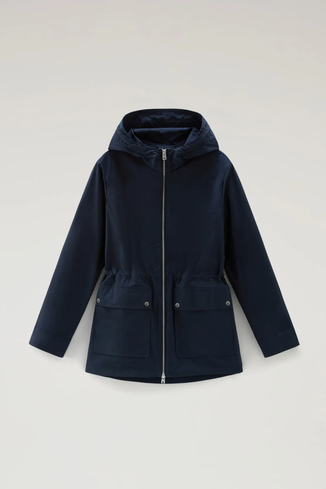 Giacche>Woolrich Giacca Summer In Urban Touch Melton Blue