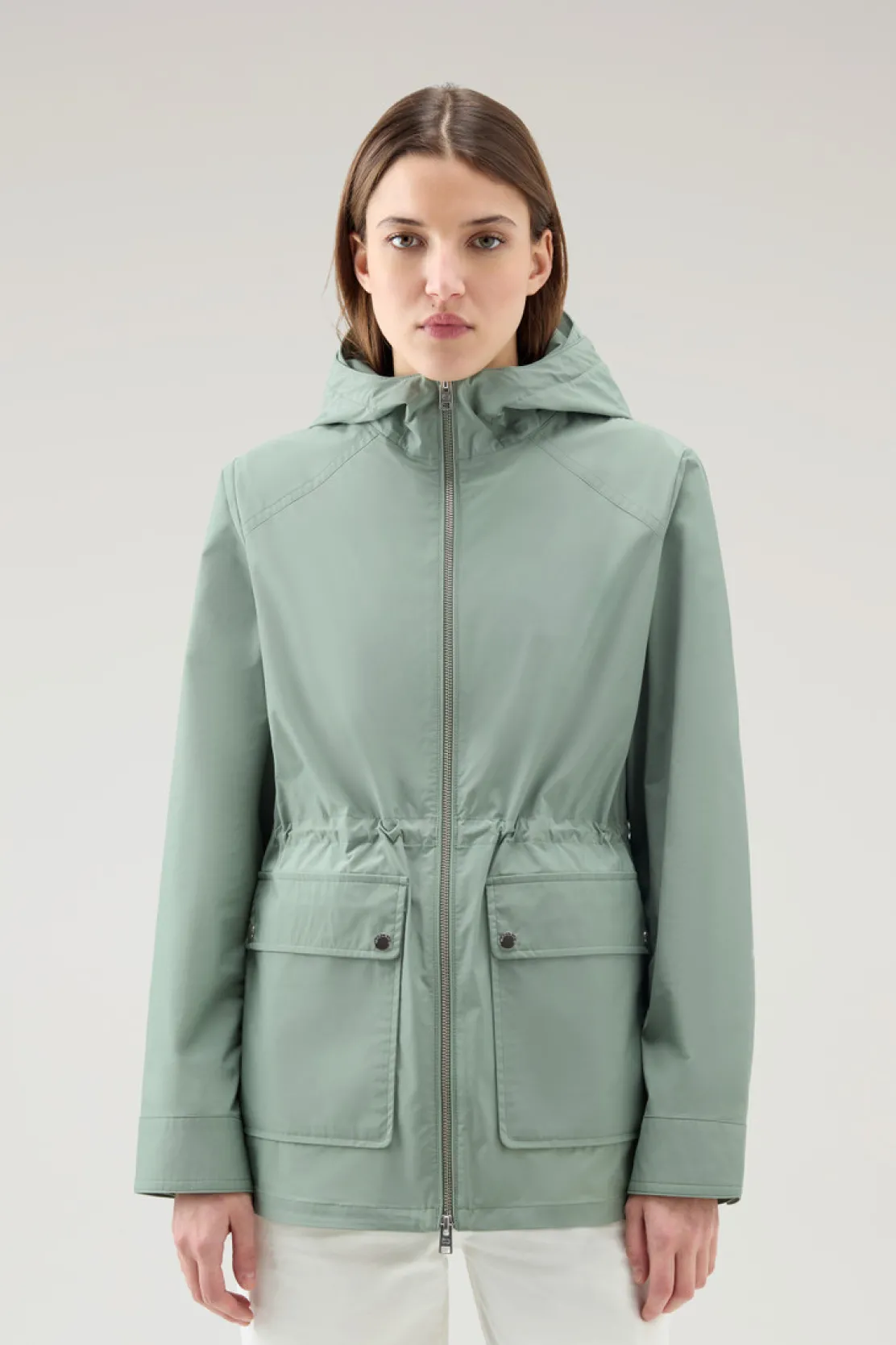 Giacche>Woolrich Giacca Summer In Urban Touch Sage