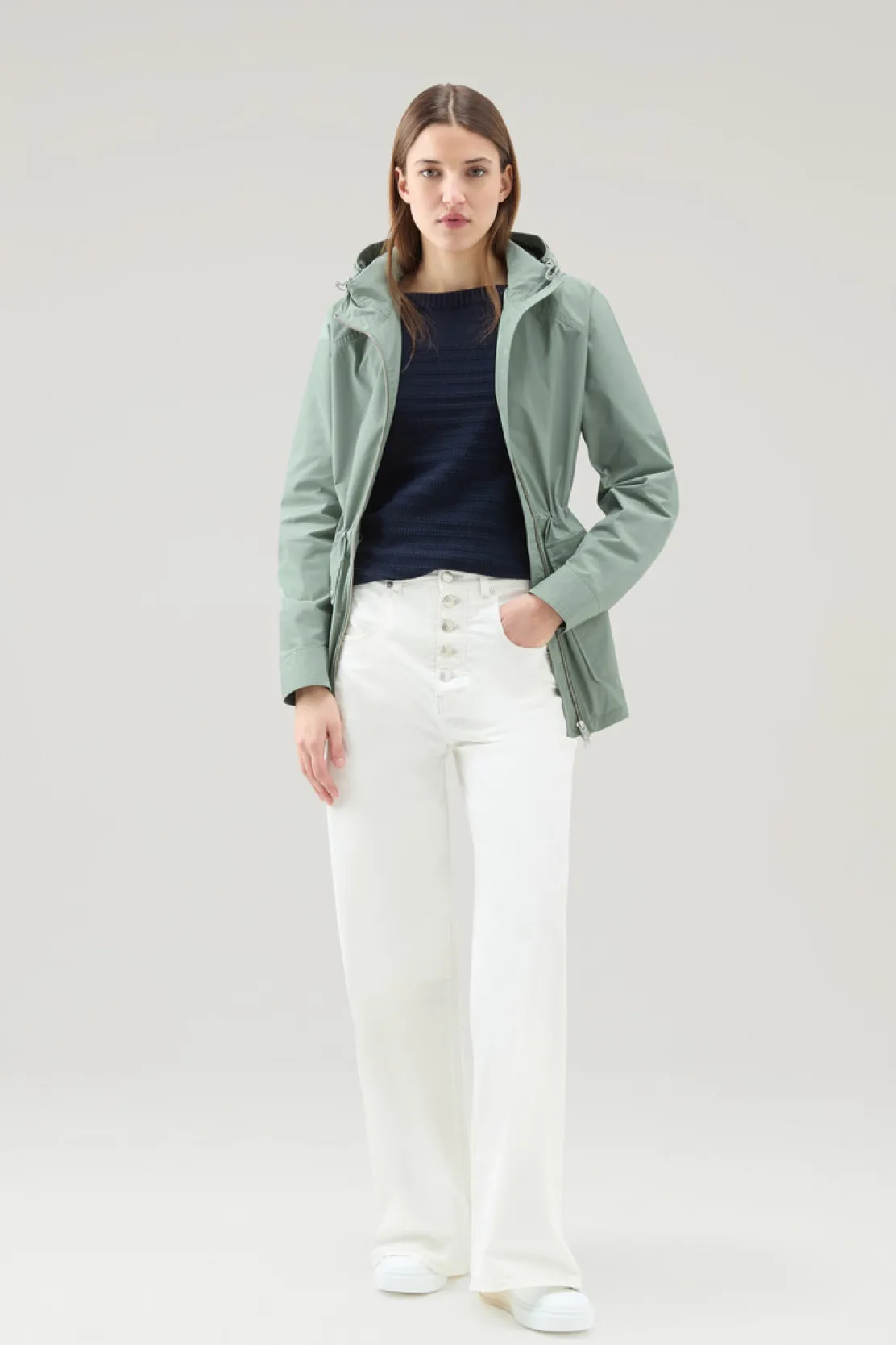 Giacche>Woolrich Giacca Summer In Urban Touch Sage