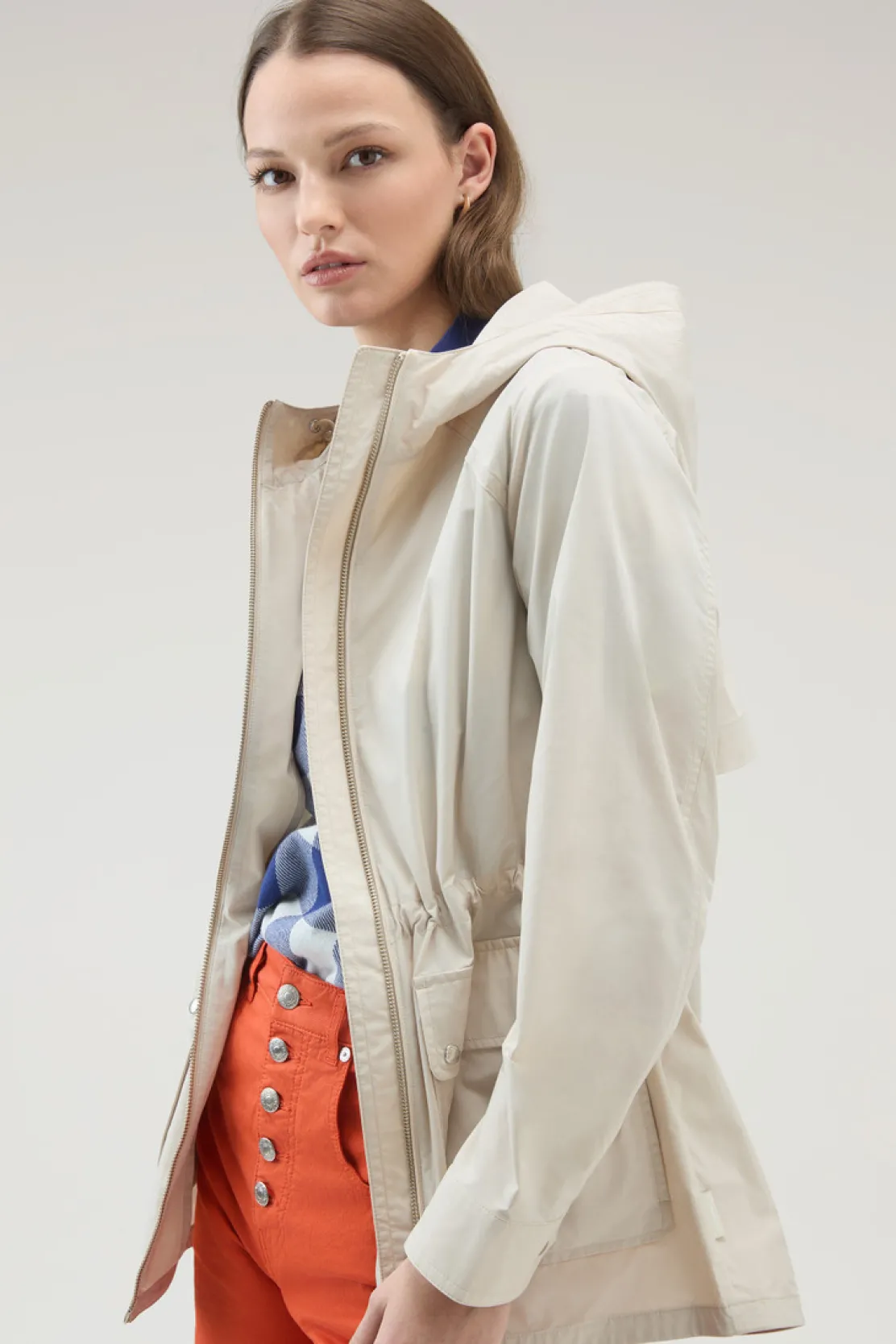 Giacche>Woolrich Giacca Summer In Urban Touch Light Oak