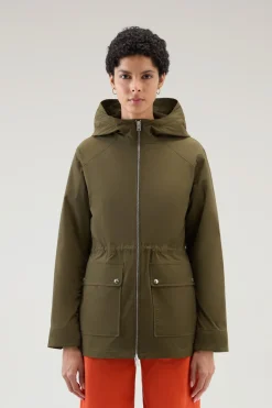 Giacche>Woolrich Giacca Summer In Urban Touch Dark Green