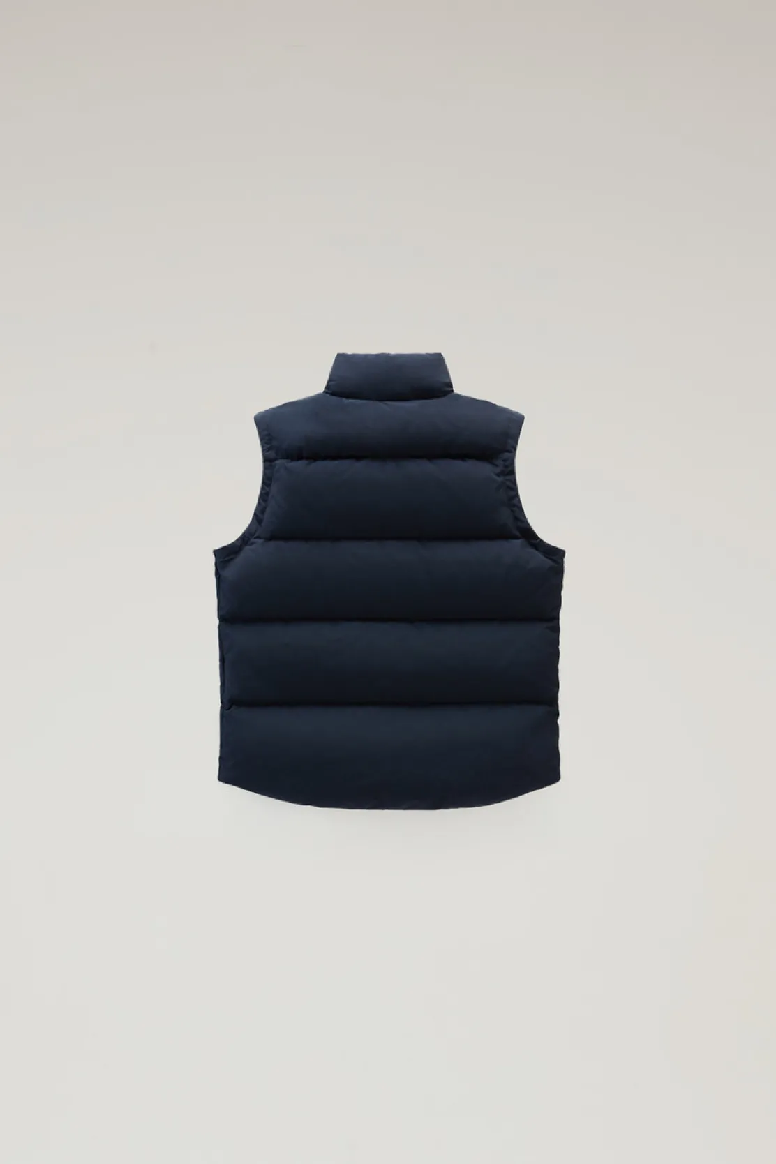Giacche>Woolrich Gilet Aleutian In Ramar Cloth Trapuntato Da Bambino Melton Blue