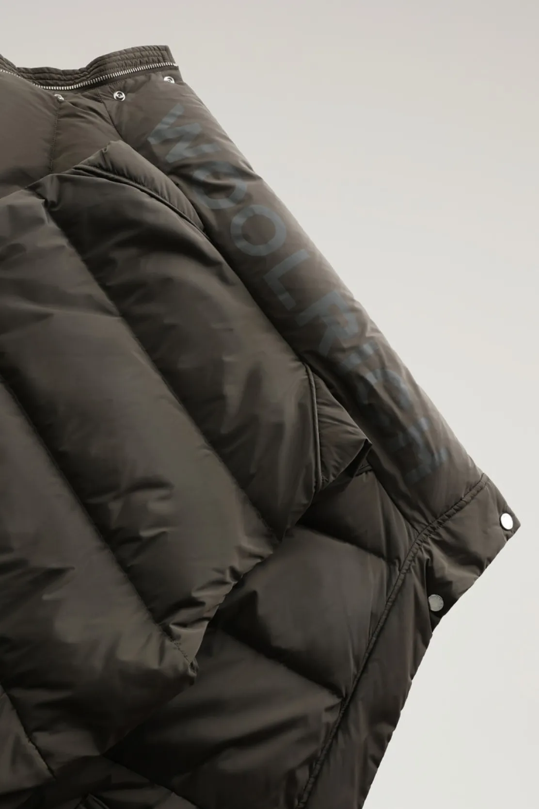 Gilet>Woolrich Gilet Alsea Imbottito Dark Green