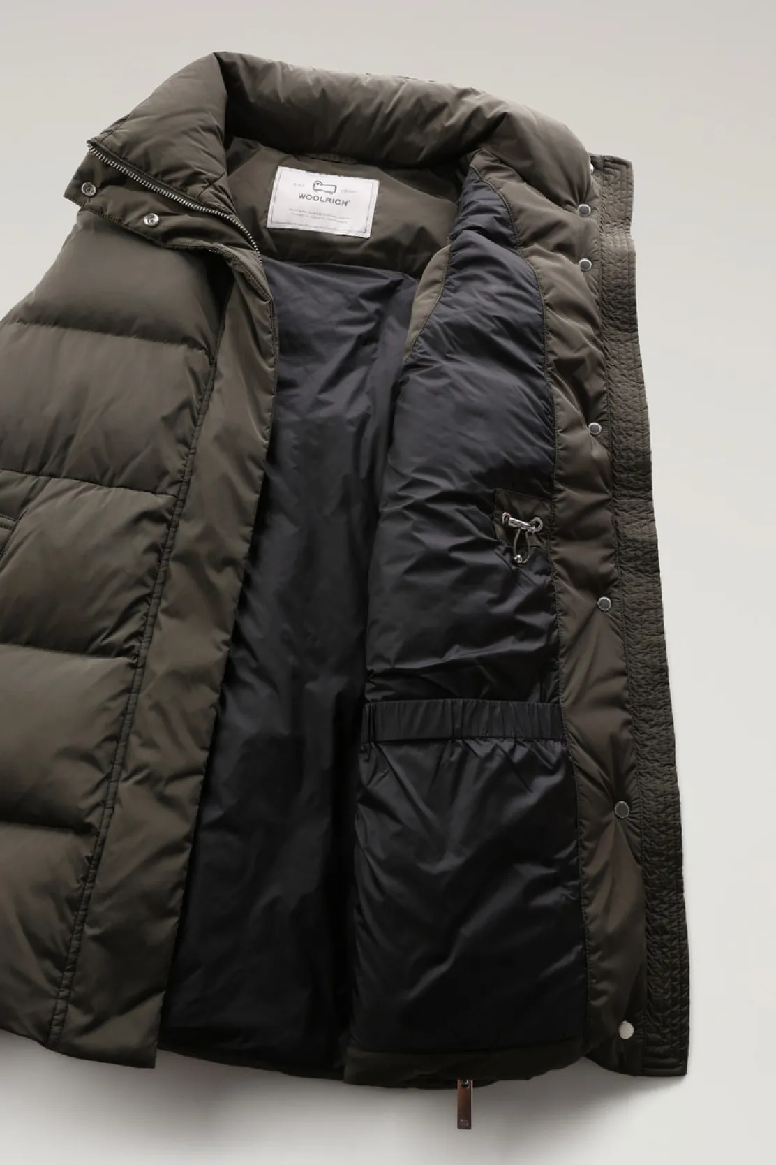 Gilet>Woolrich Gilet Alsea Imbottito Dark Green