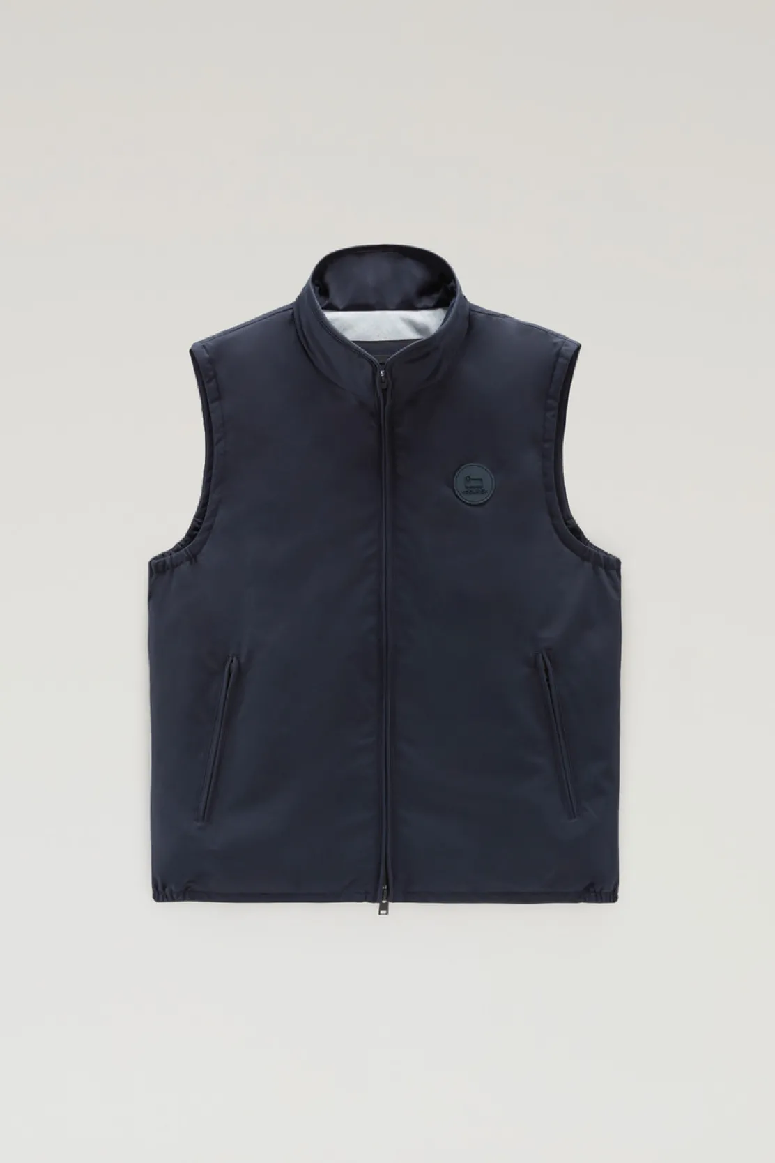 Gilet>Woolrich Gilet Pacific Imbottito Melton Blue