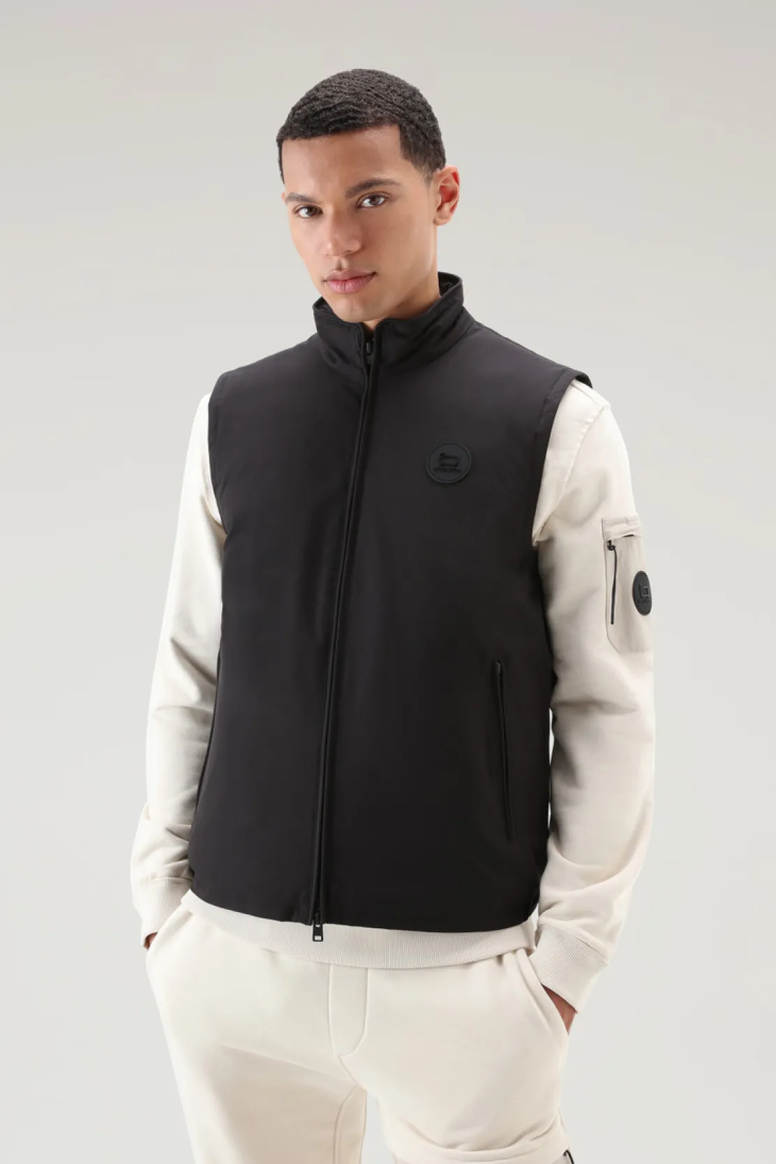Gilet>Woolrich Gilet Pacific Imbottito Black