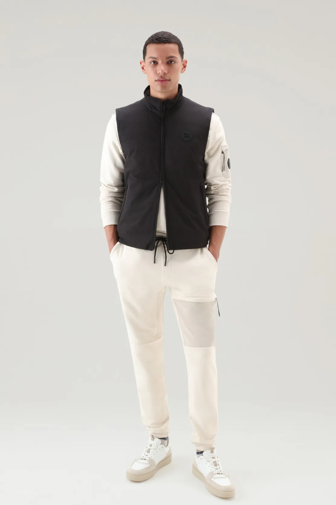 Gilet>Woolrich Gilet Pacific Imbottito Black
