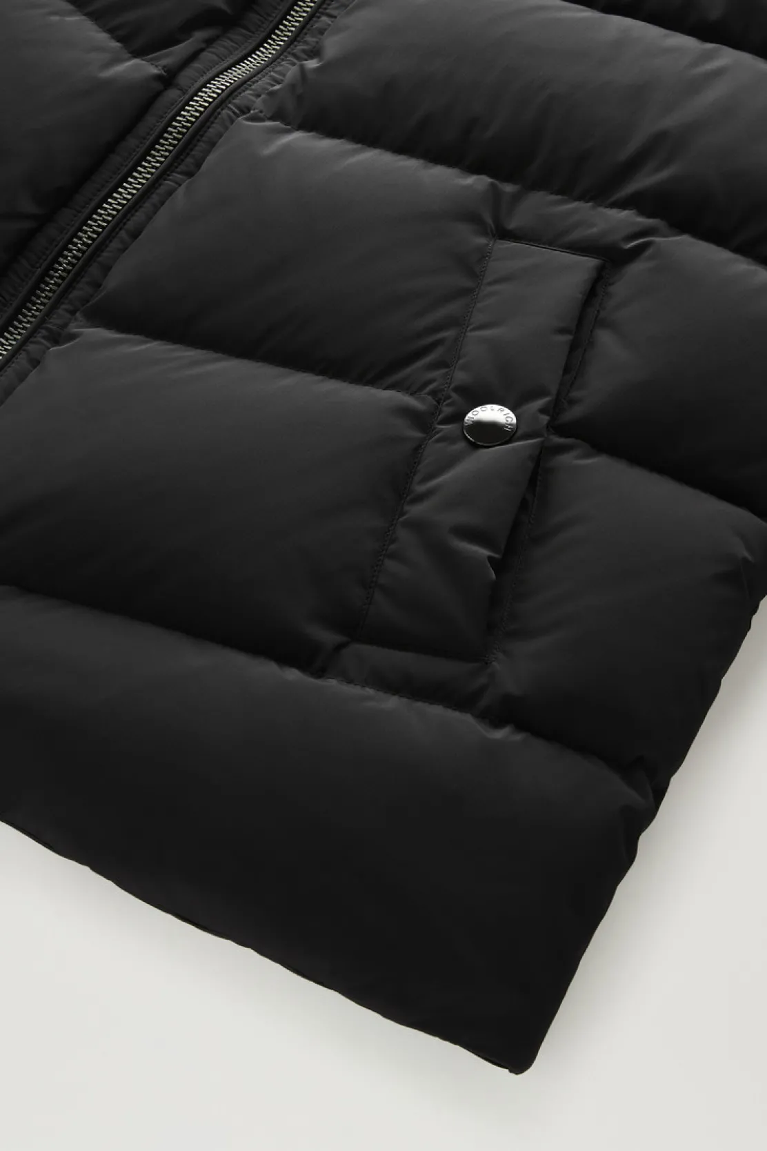 Gilet>Woolrich Gilet Premium Trapuntato In Nylon Elasticizzato Black