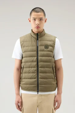 Gilet>Woolrich Gilet Sundance Trapuntato Lake Olive