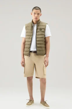 Gilet>Woolrich Gilet Sundance Trapuntato Lake Olive