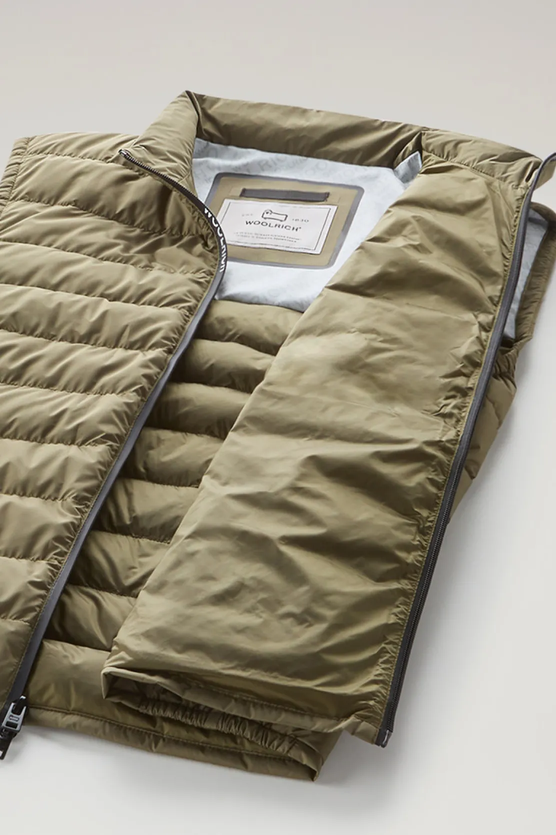 Gilet>Woolrich Gilet Sundance Trapuntato Lake Olive