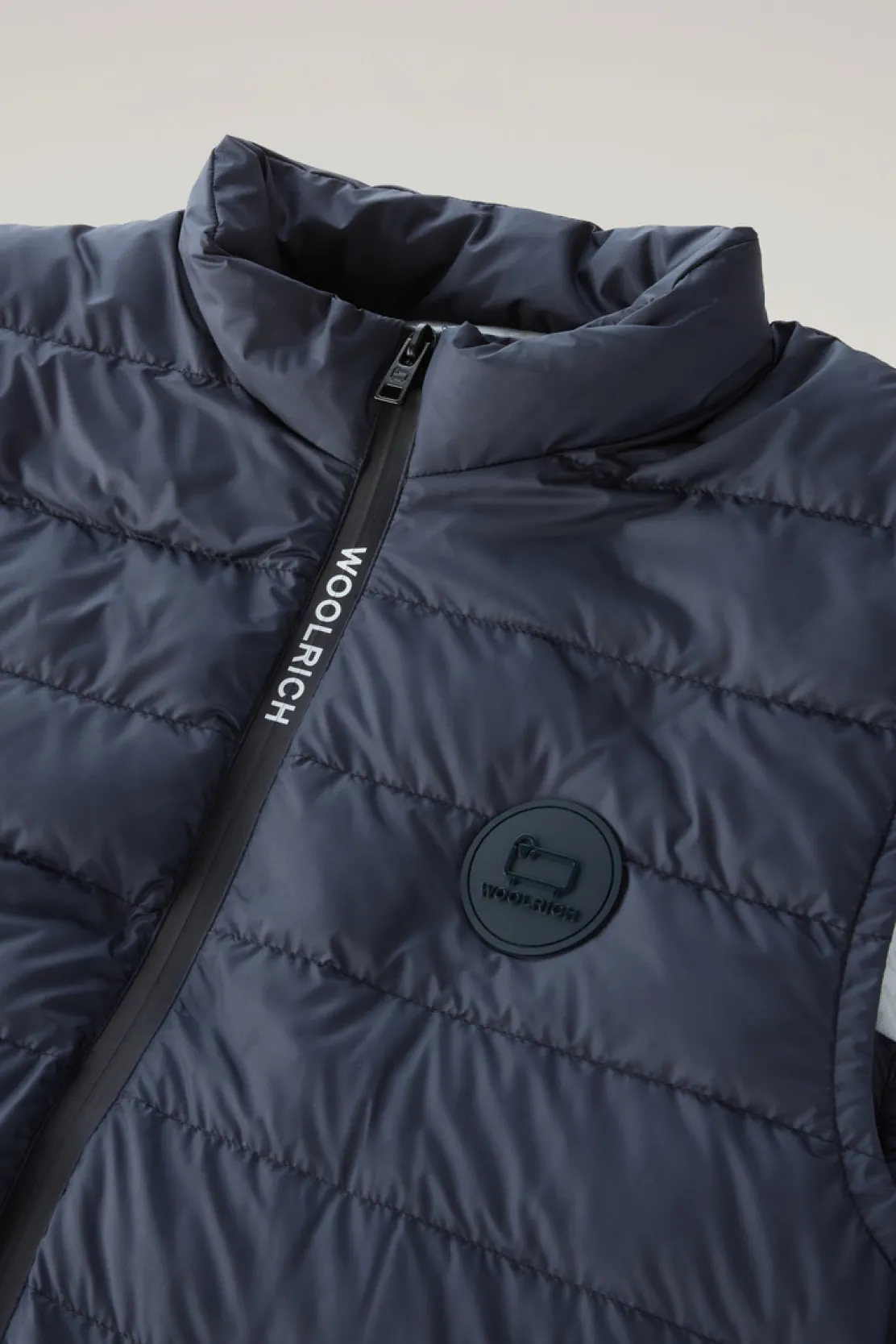 Gilet>Woolrich Gilet Sundance Trapuntato Melton Blue