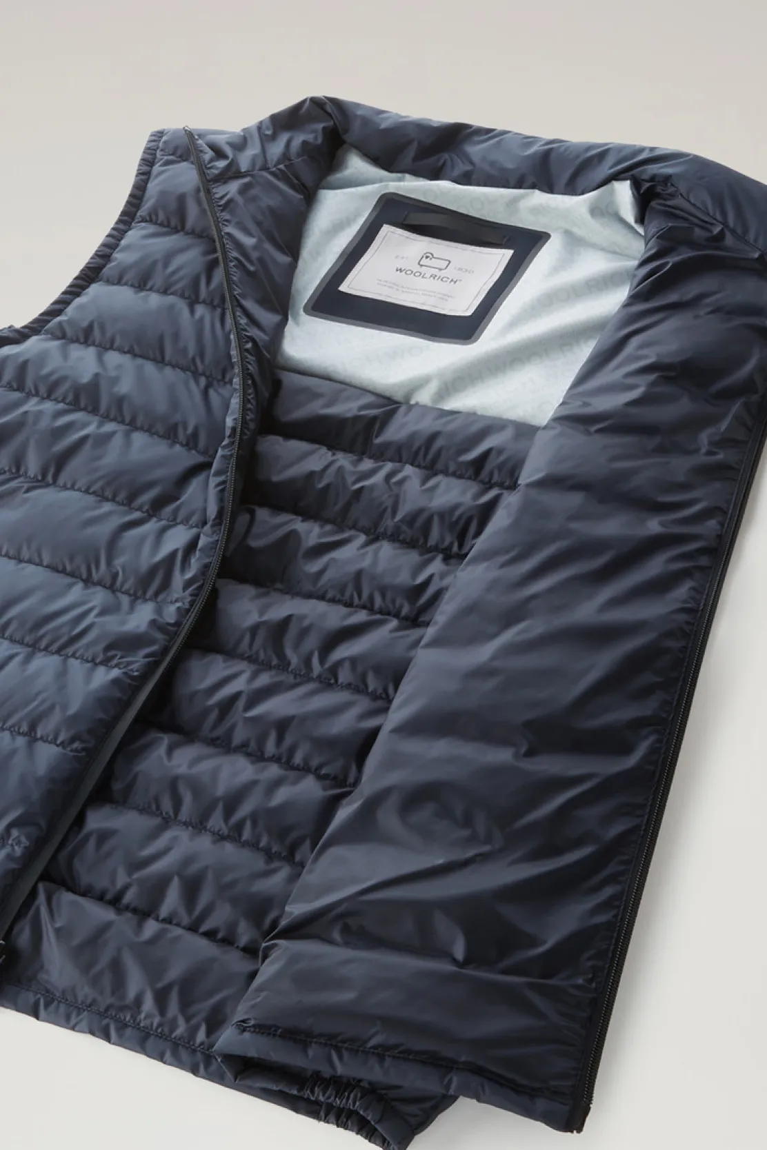 Gilet>Woolrich Gilet Sundance Trapuntato Melton Blue