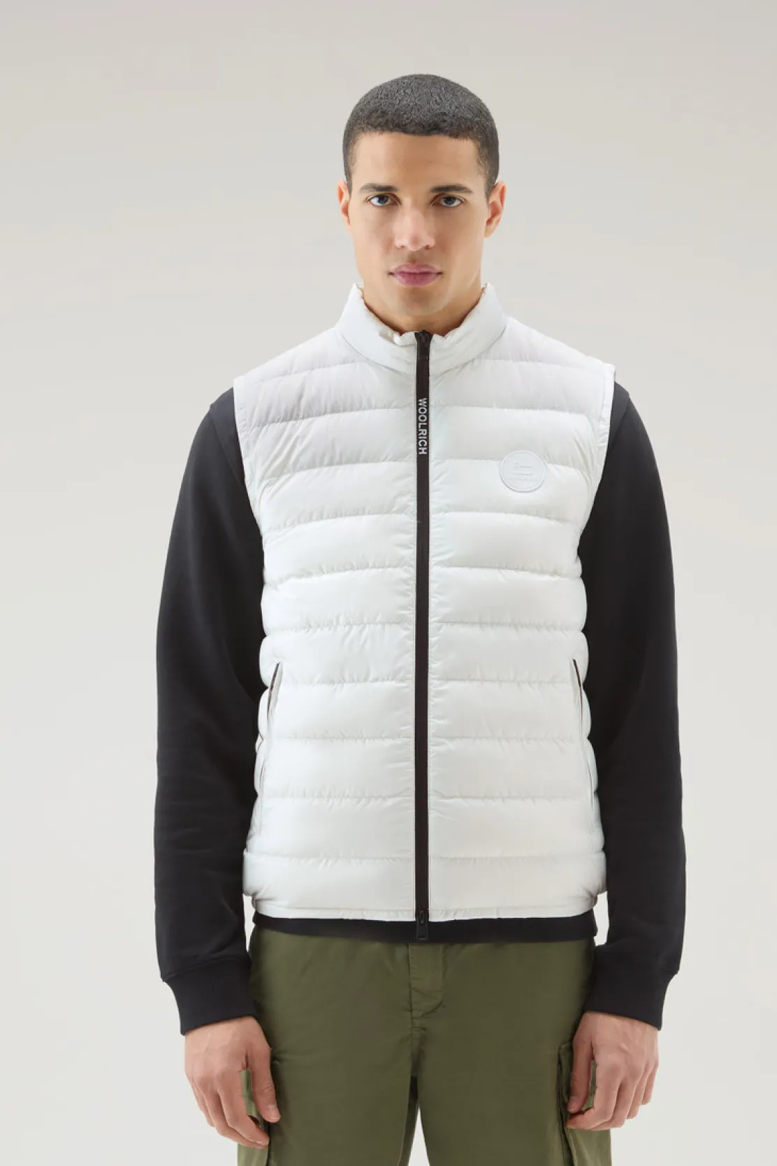 Gilet>Woolrich Gilet Sundance Trapuntato Stone