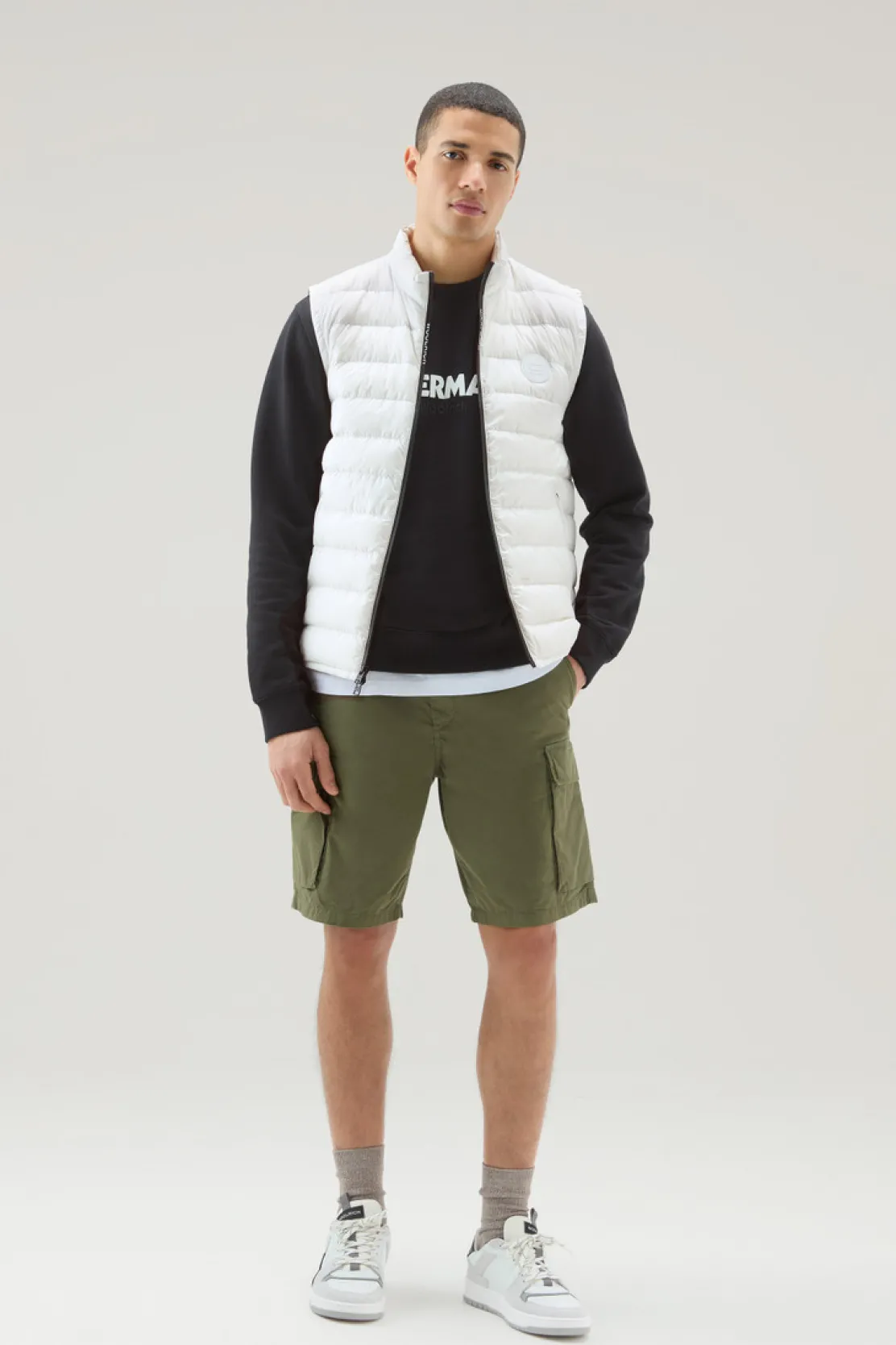 Gilet>Woolrich Gilet Sundance Trapuntato Stone